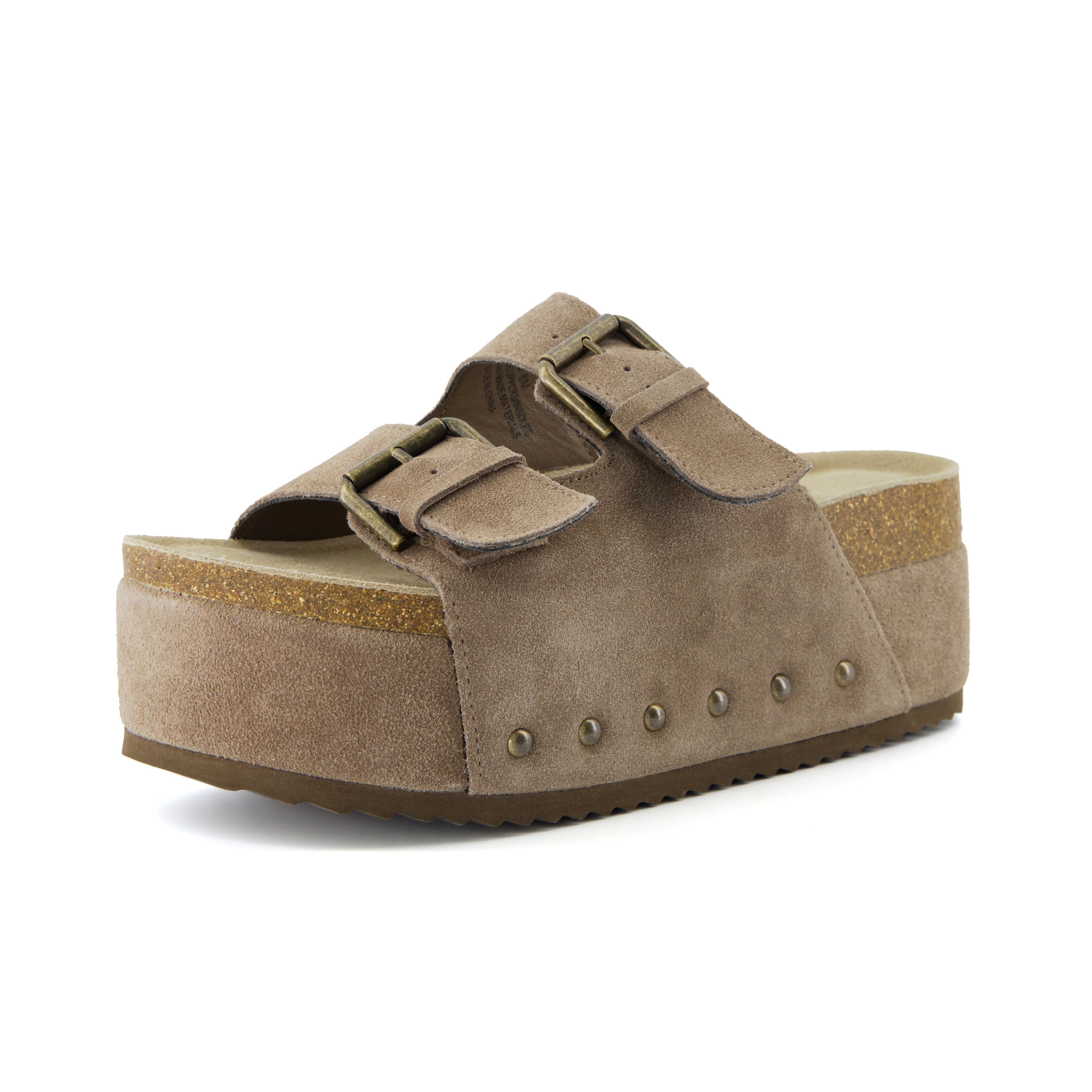 Guru Platform Sandal Taupe