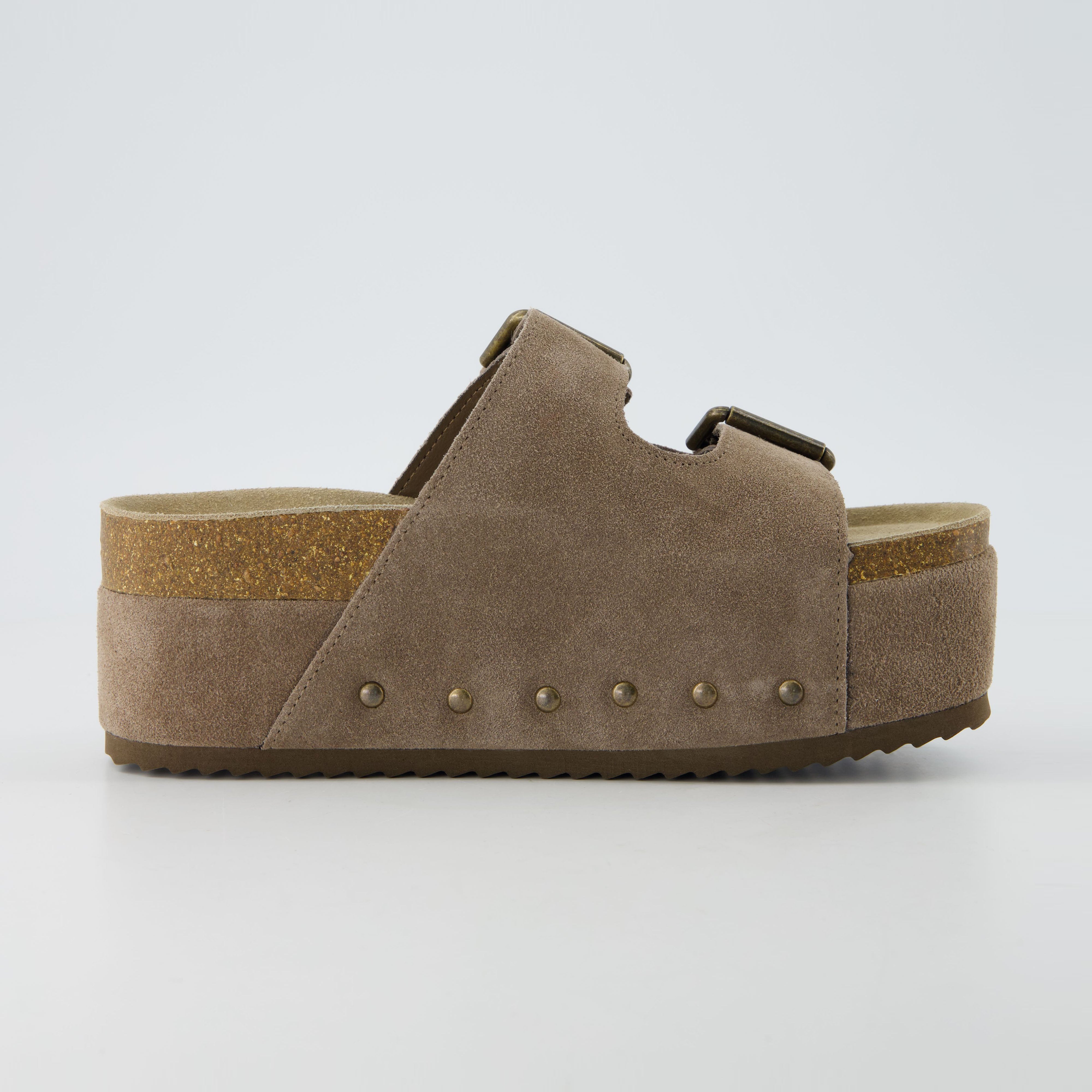 Guru Platform Sandal Taupe