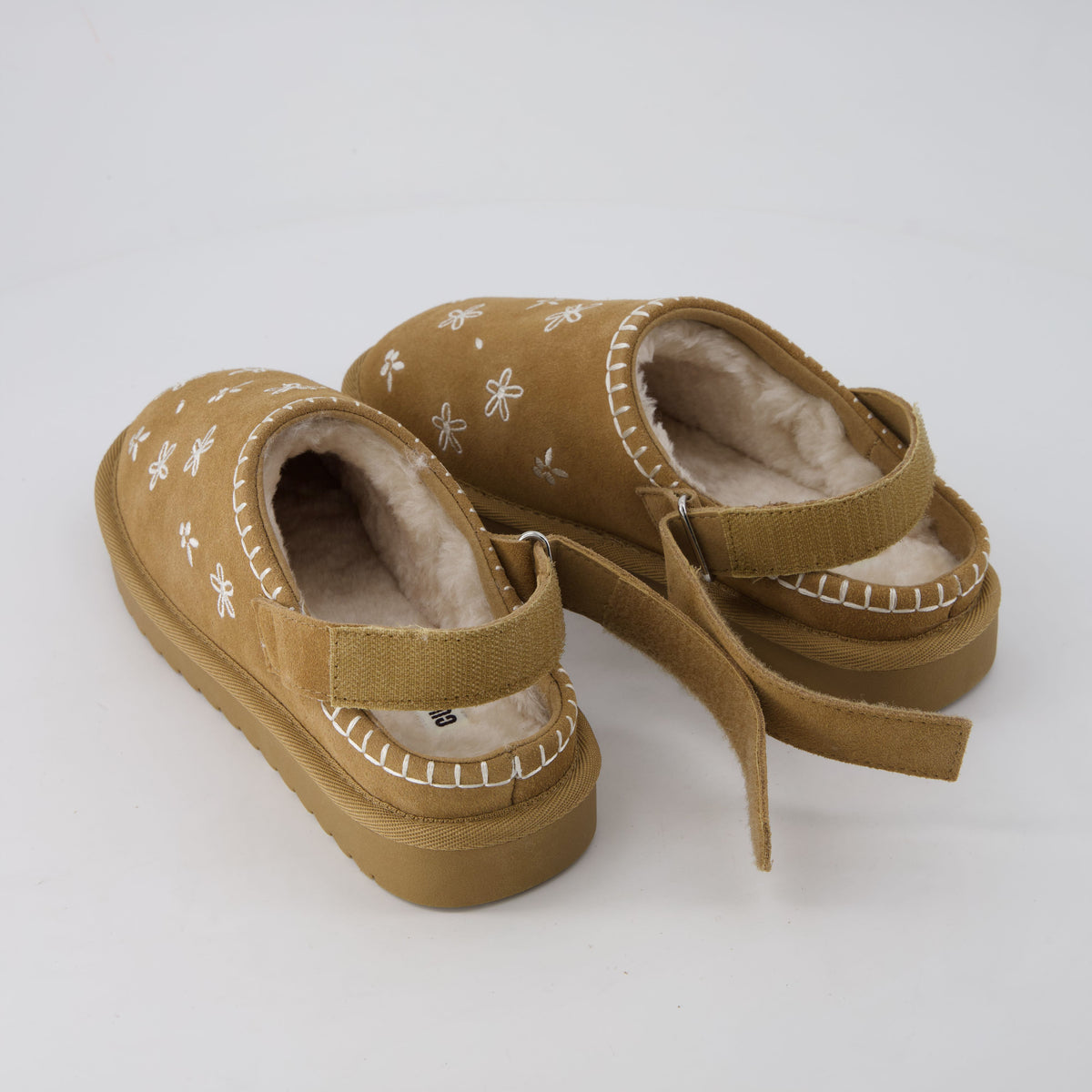 Habit Kids Slippers Chestnut Genuine Suede Medium