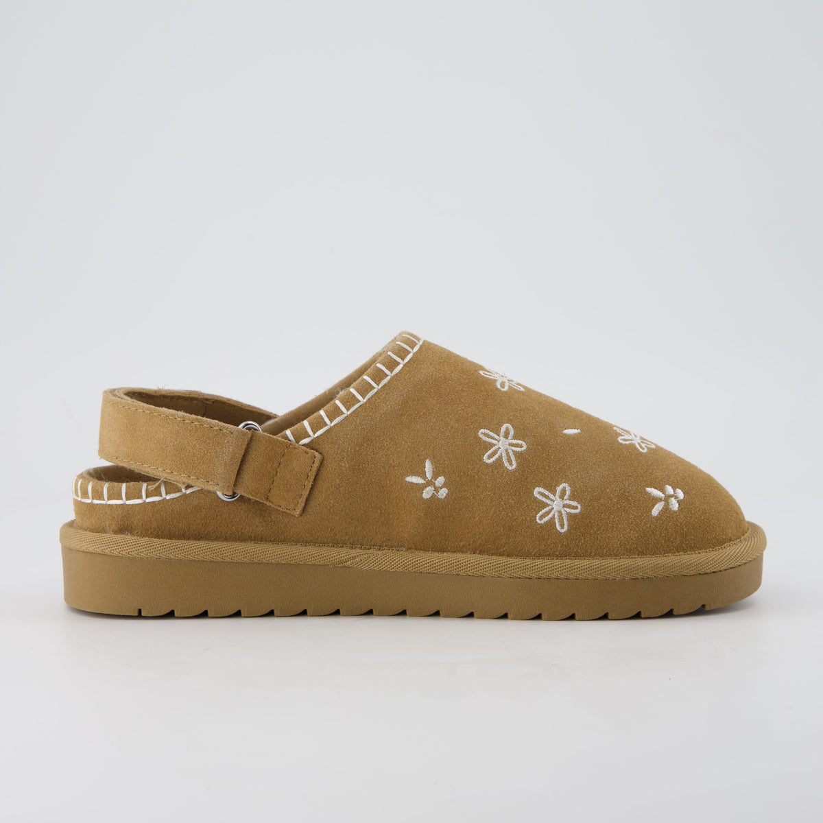 Habit Kids Slippers Chestnut Genuine Suede Medium