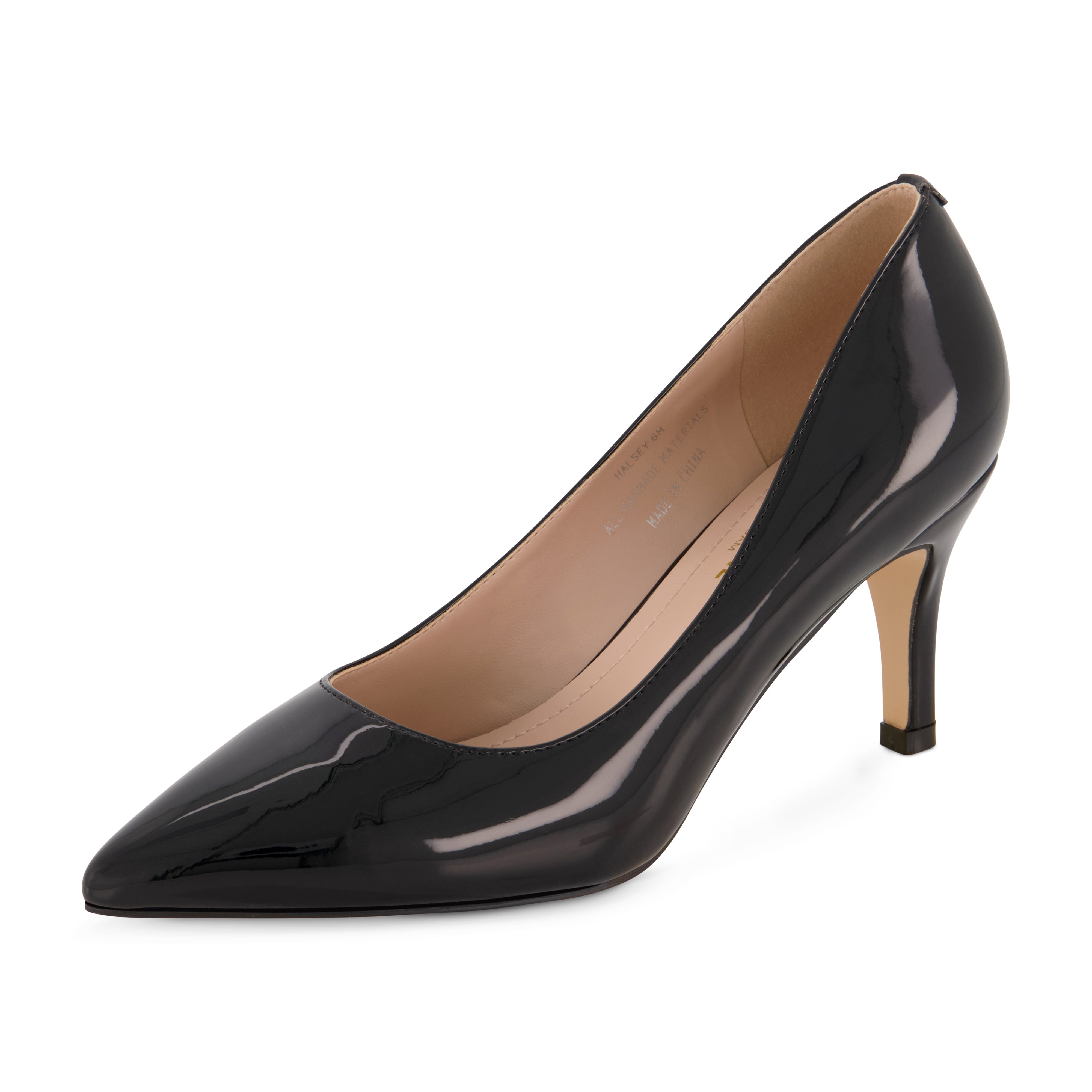 Halsey Dress Pump Black Patent