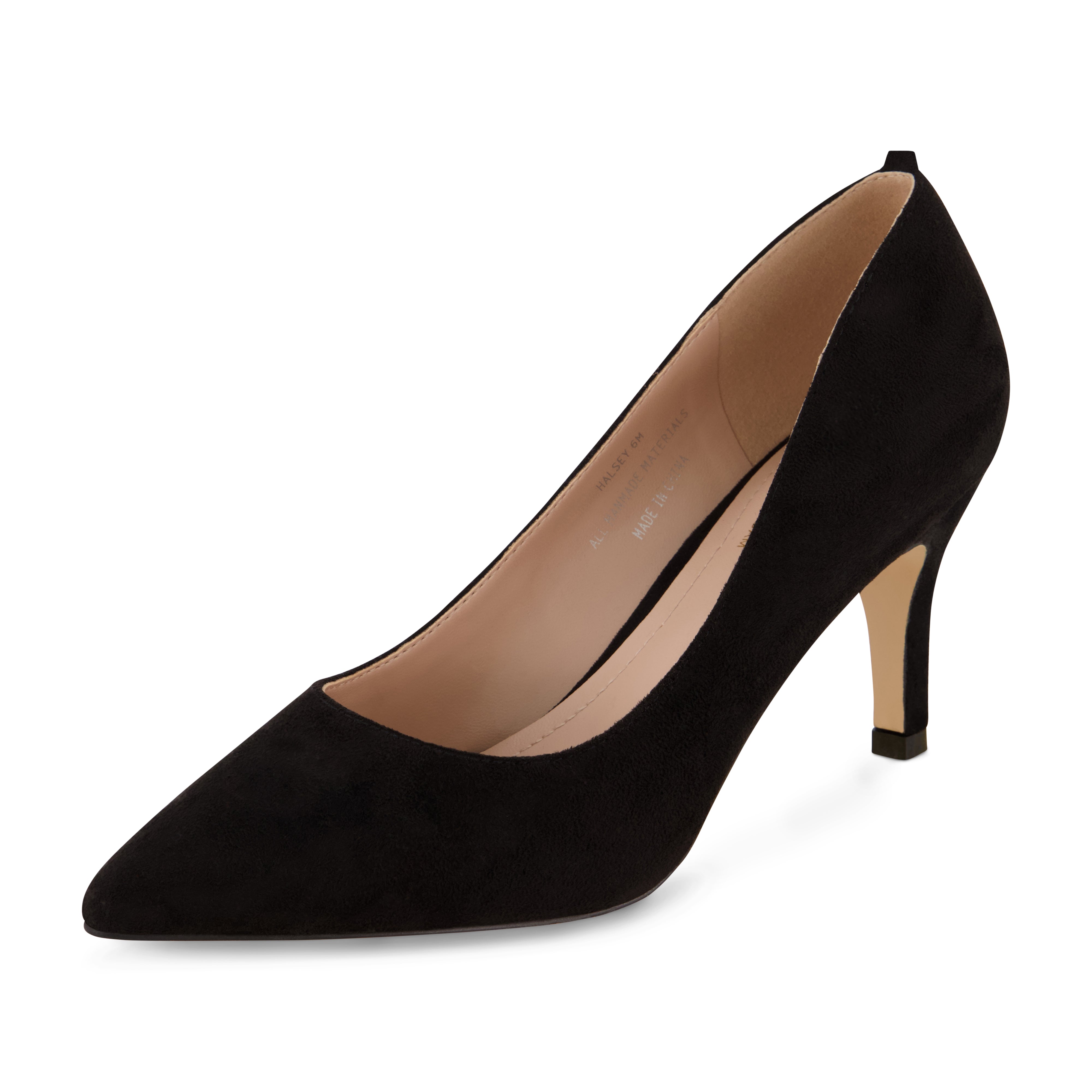 Halsey Dress Pump Black Suede
