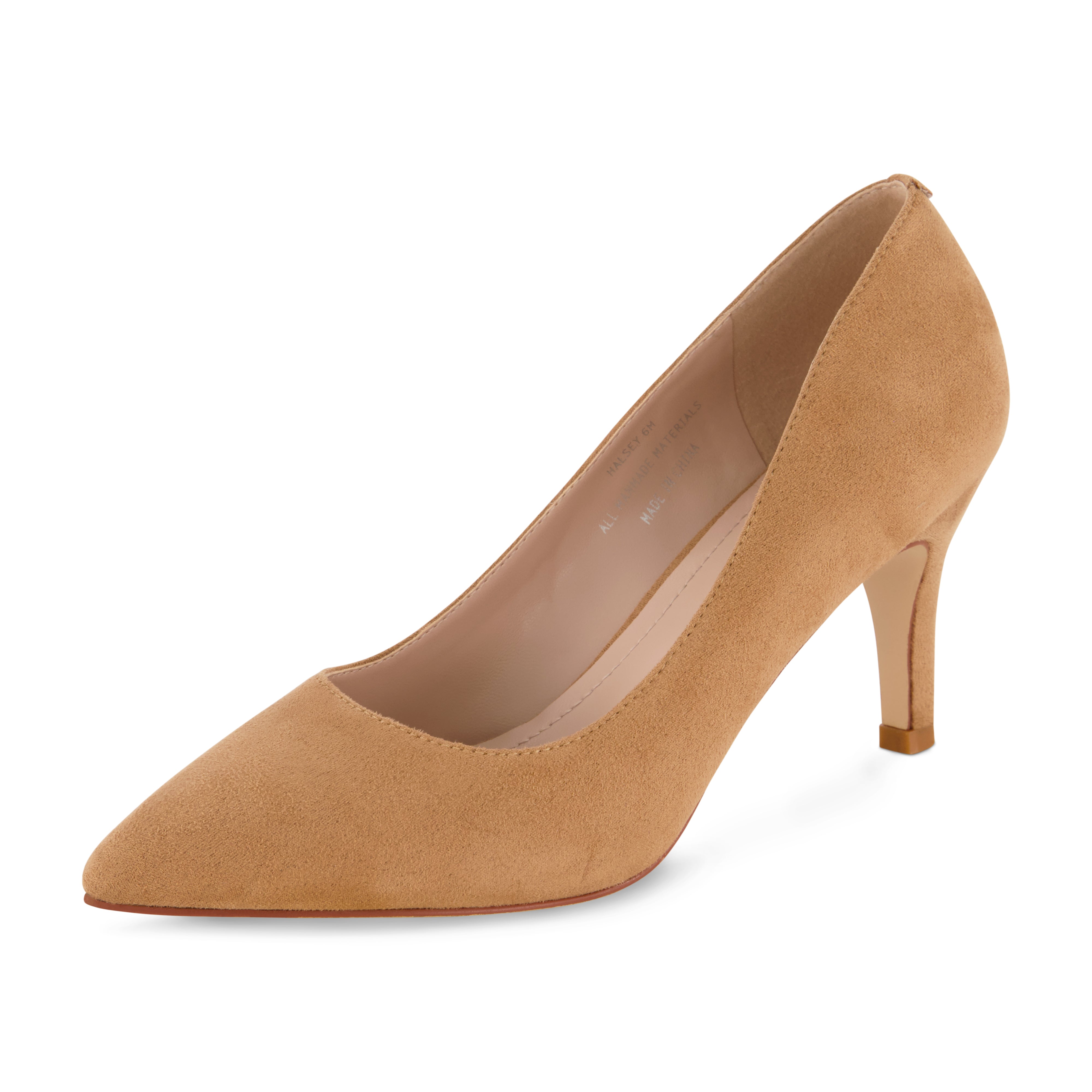 Halsey Dress Pump Camel Suede