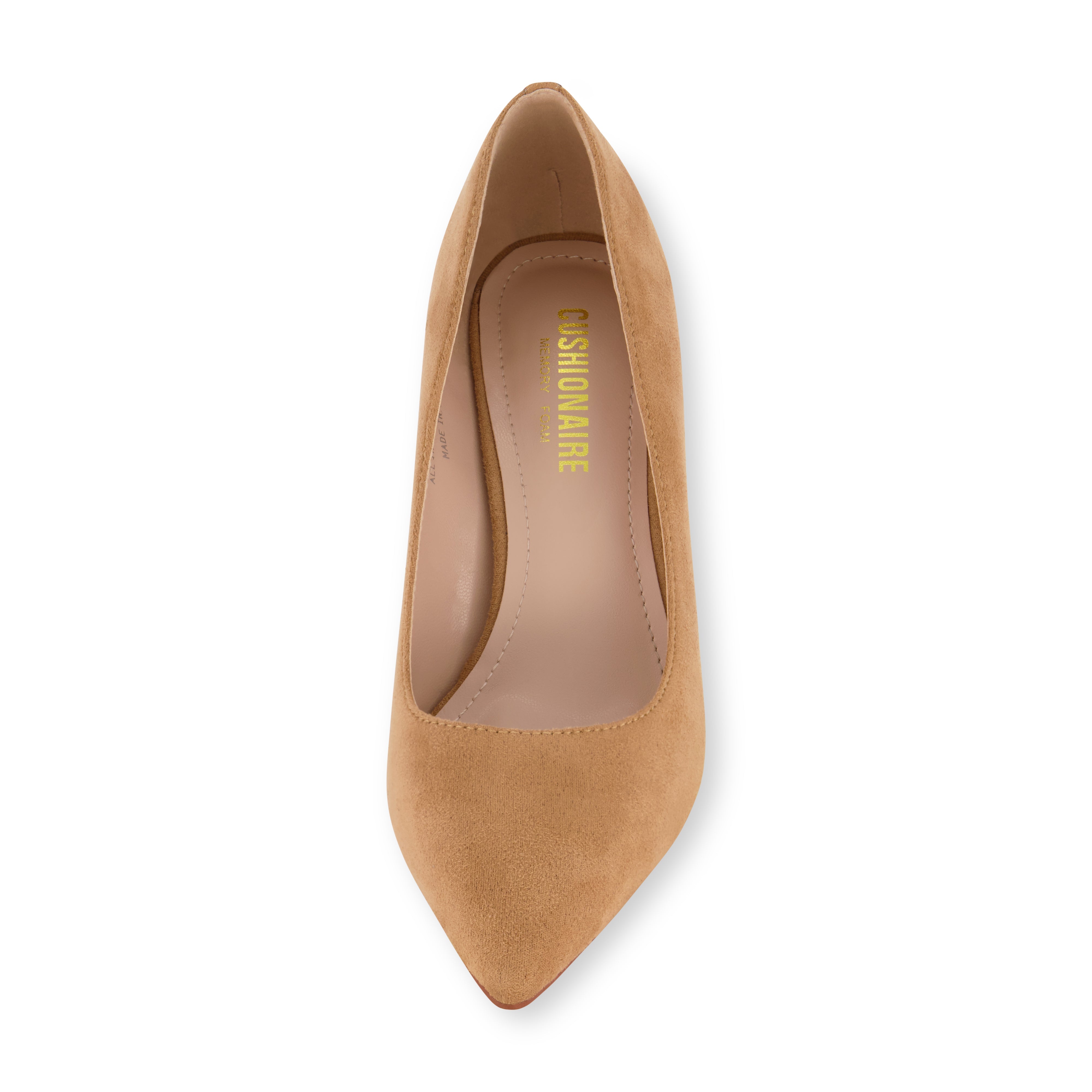 Halsey Dress Pump Camel Suede