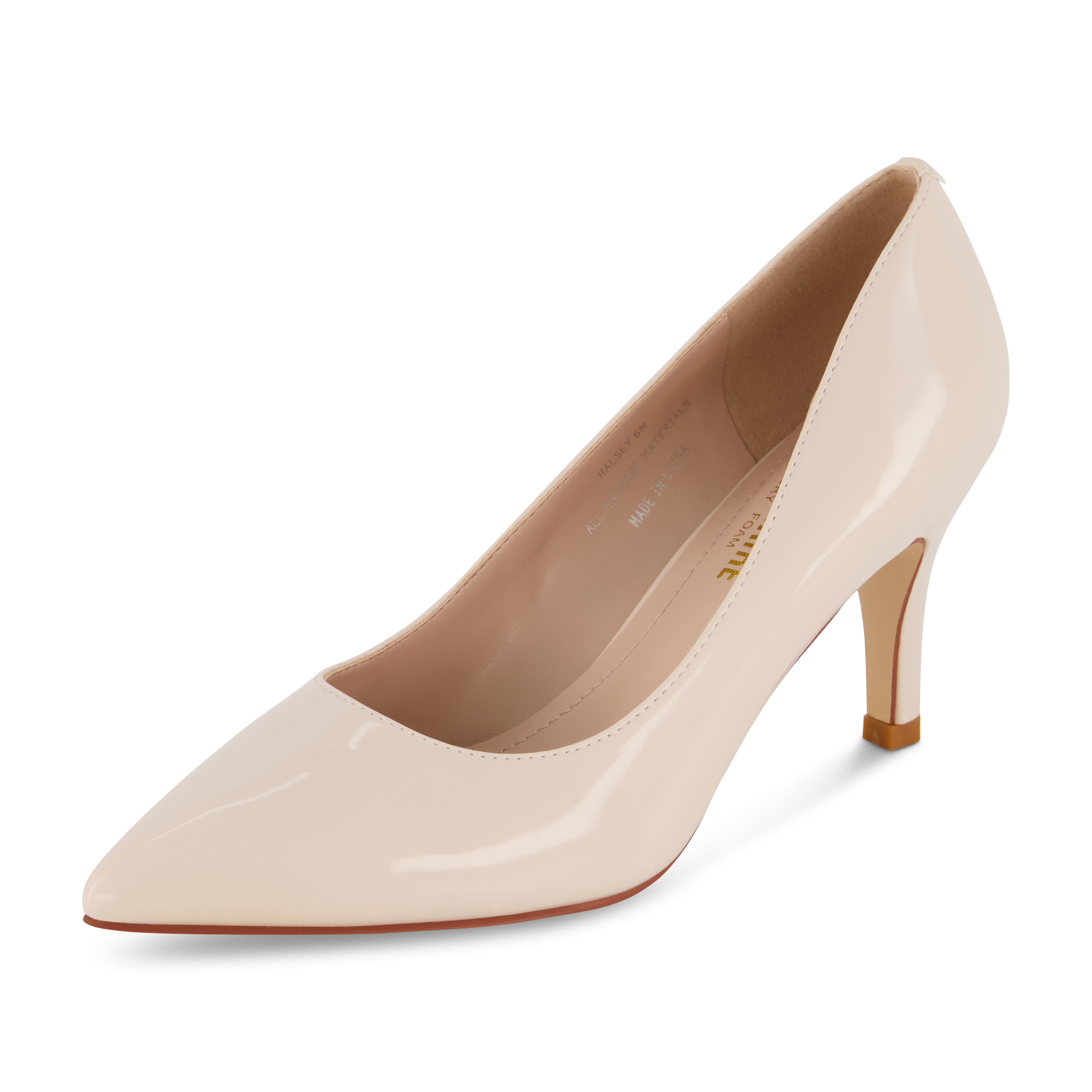 Halsey Dress Pump Nude Patent