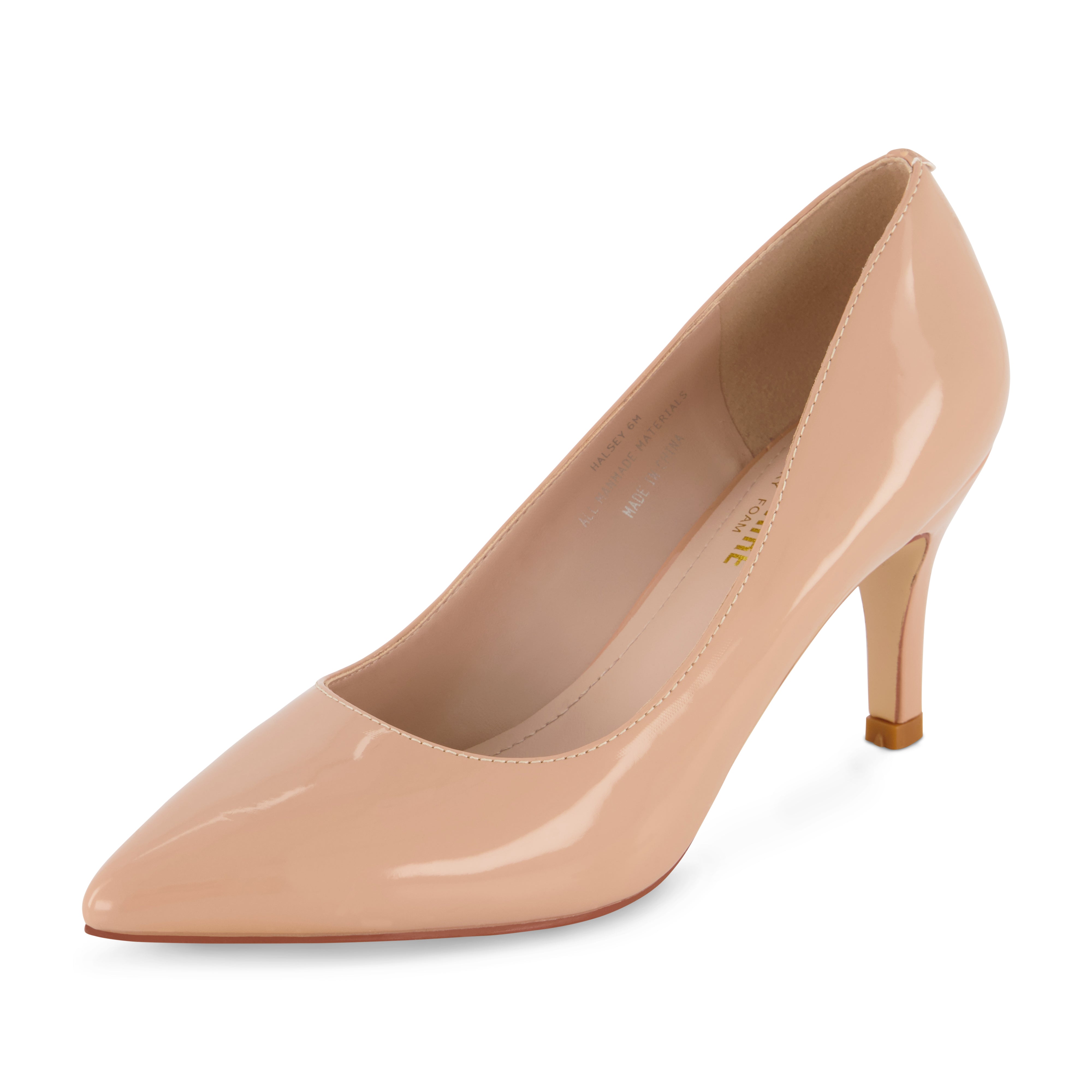 Halsey Dress Pump Tan Patent