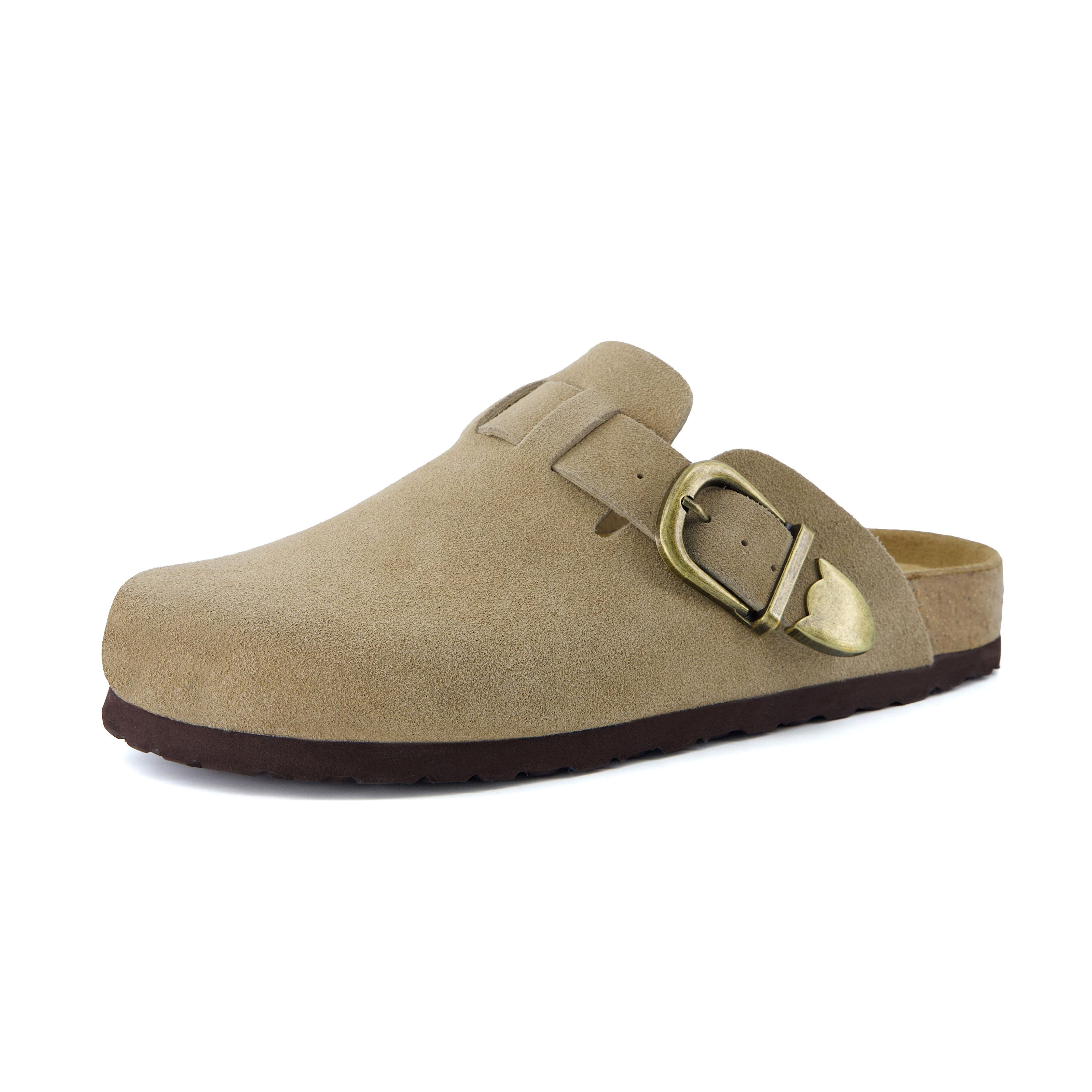Hamlet Leather Clogs Beige