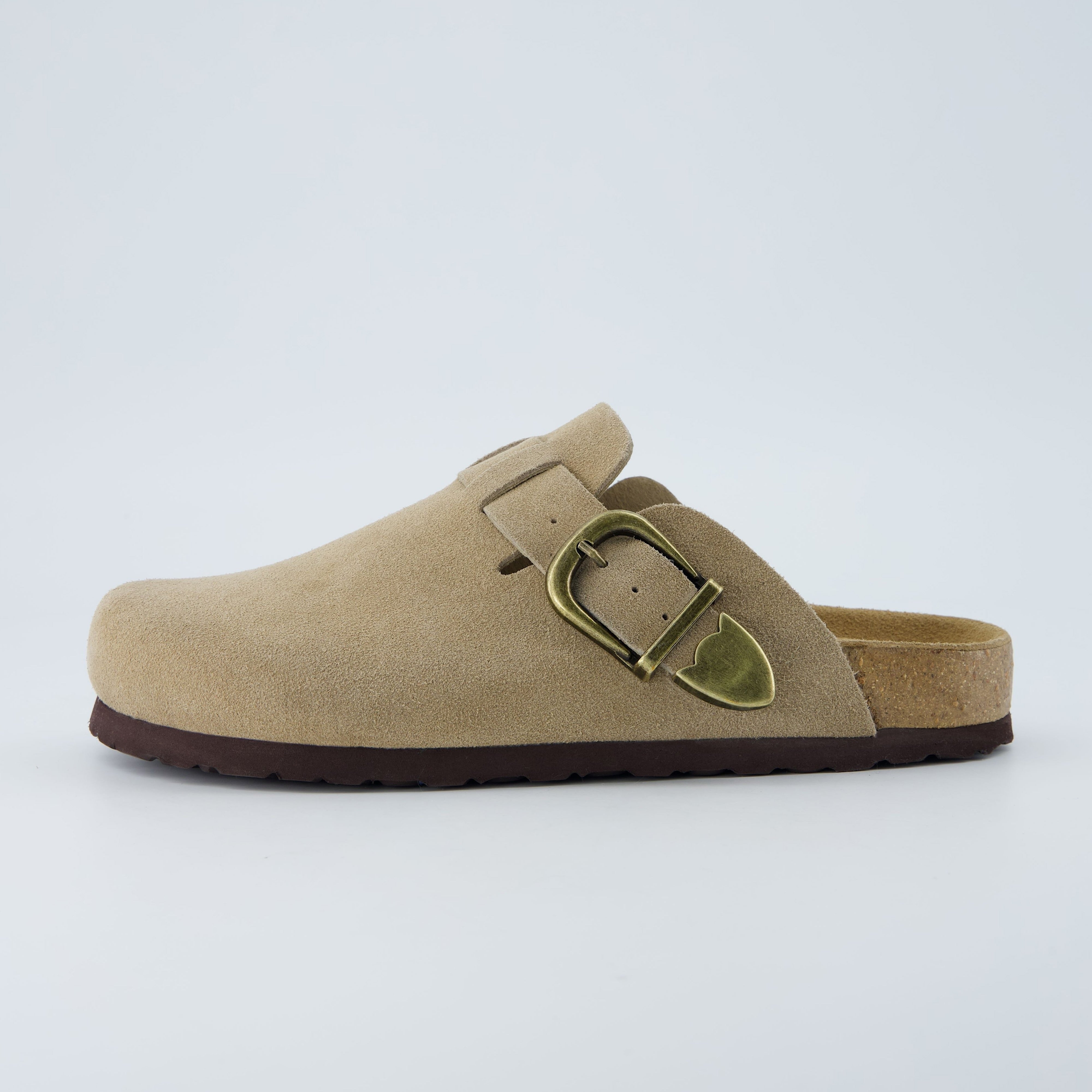 Hamlet Leather Clogs Beige