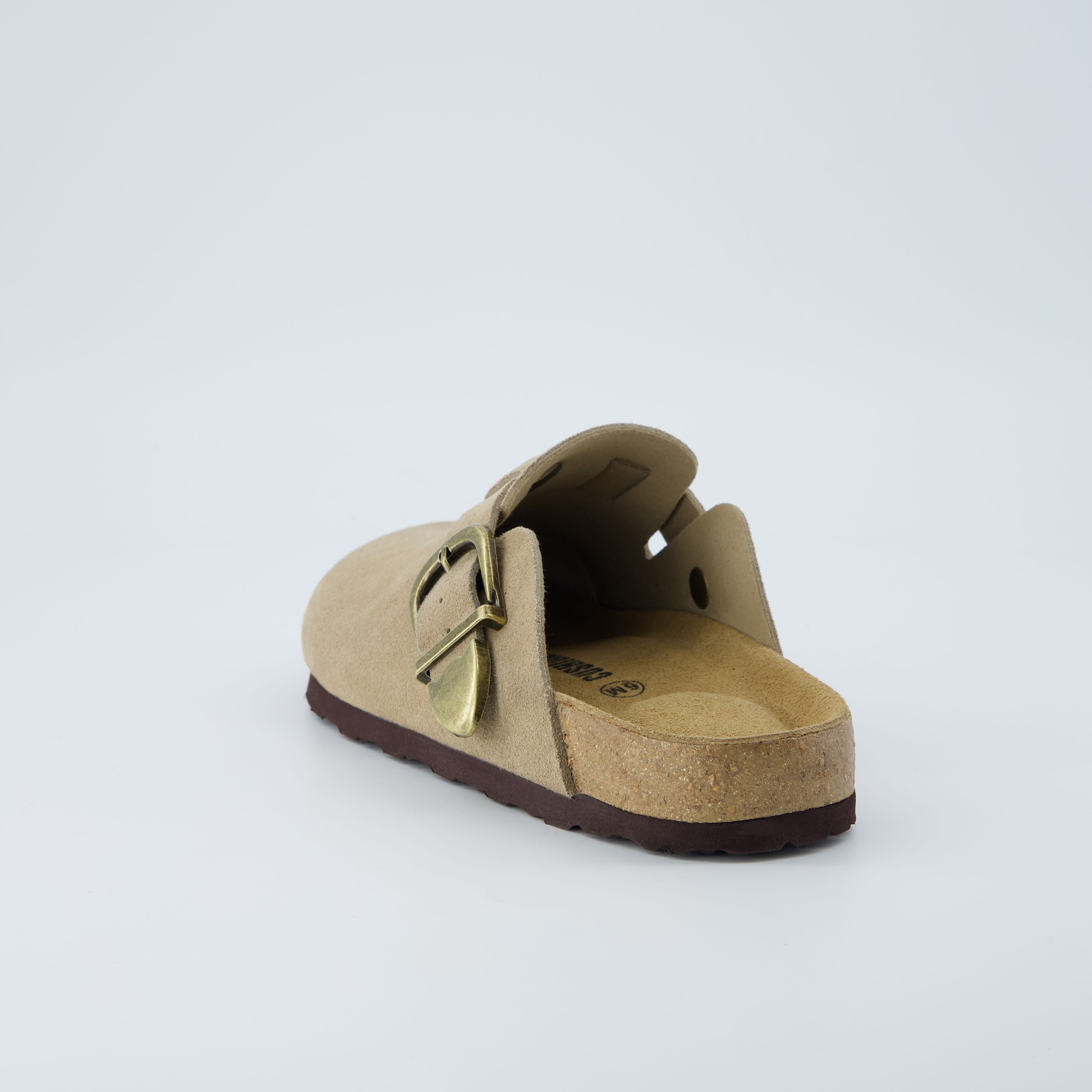 Hamlet Leather Clogs Beige