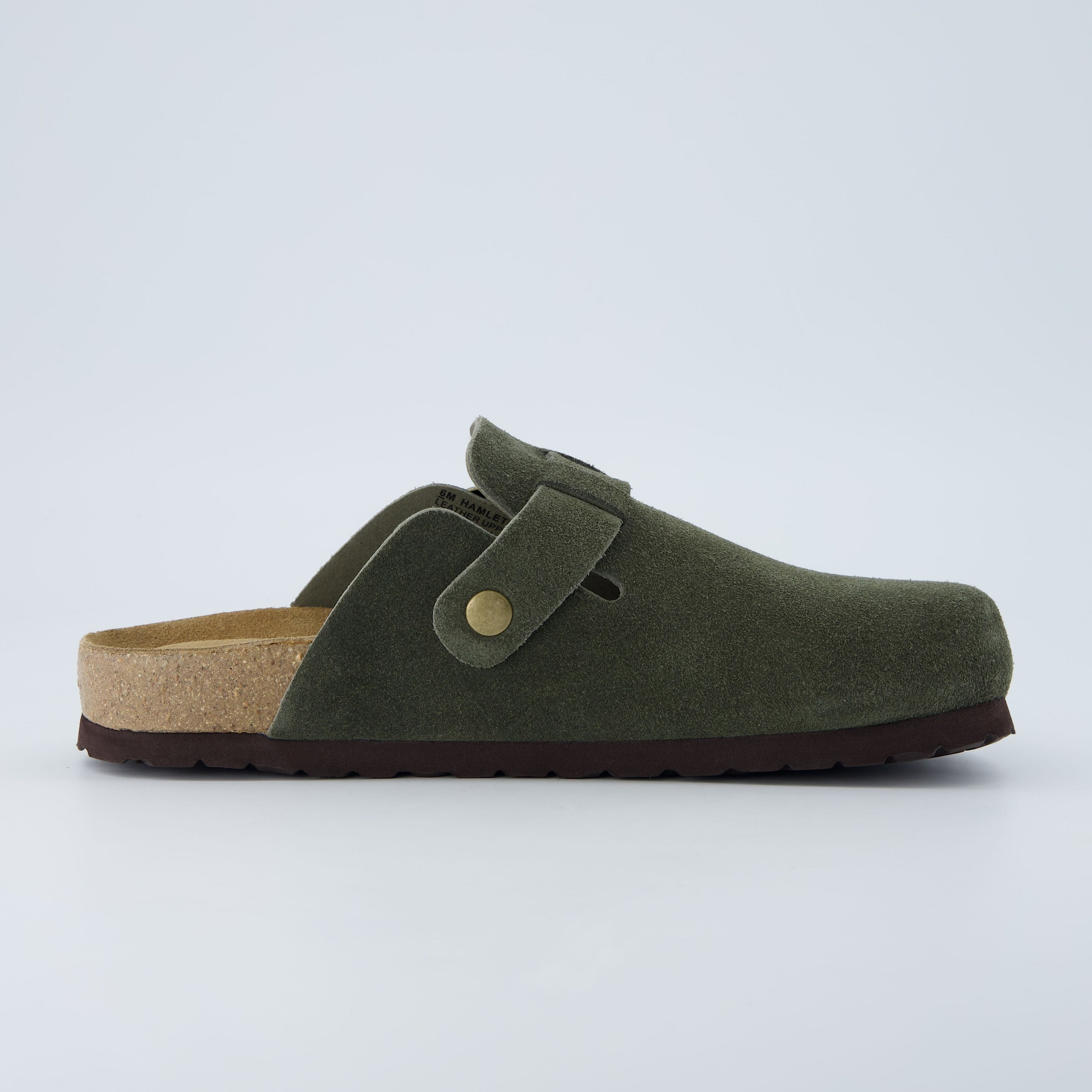 Hamlet Leather Clogs Khaki