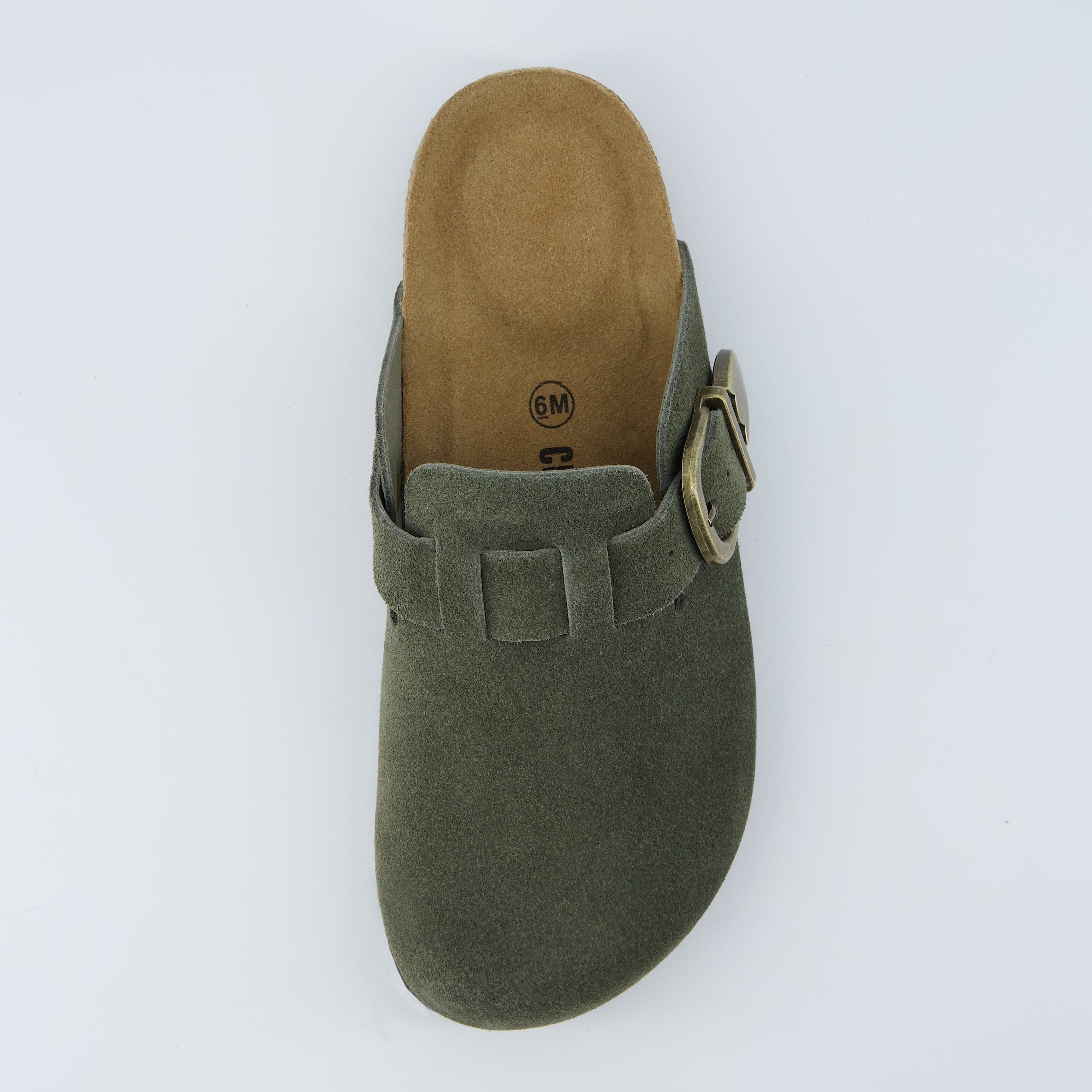 Hamlet Leather Clogs Khaki
