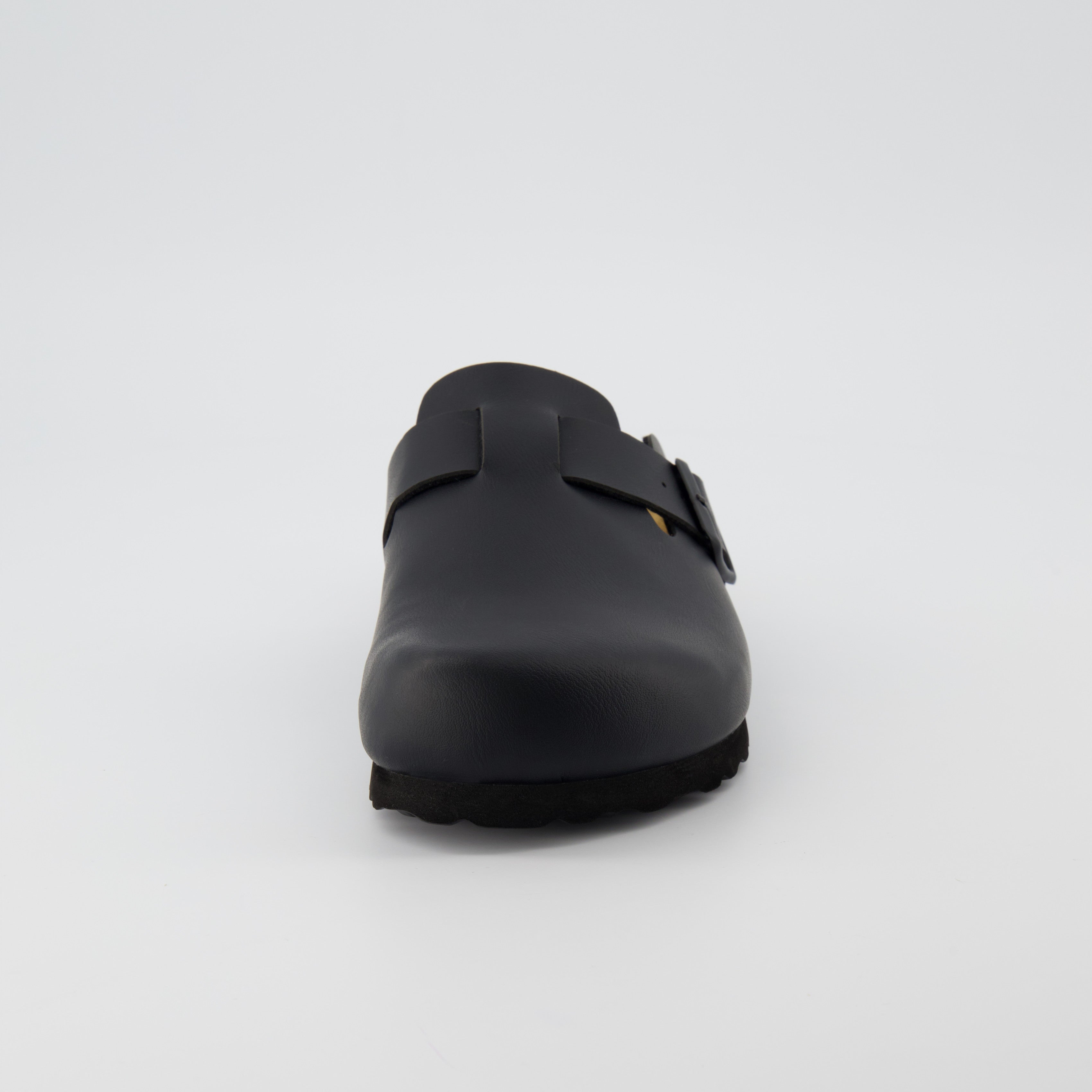 Hana Cork Footbed Clog Black
