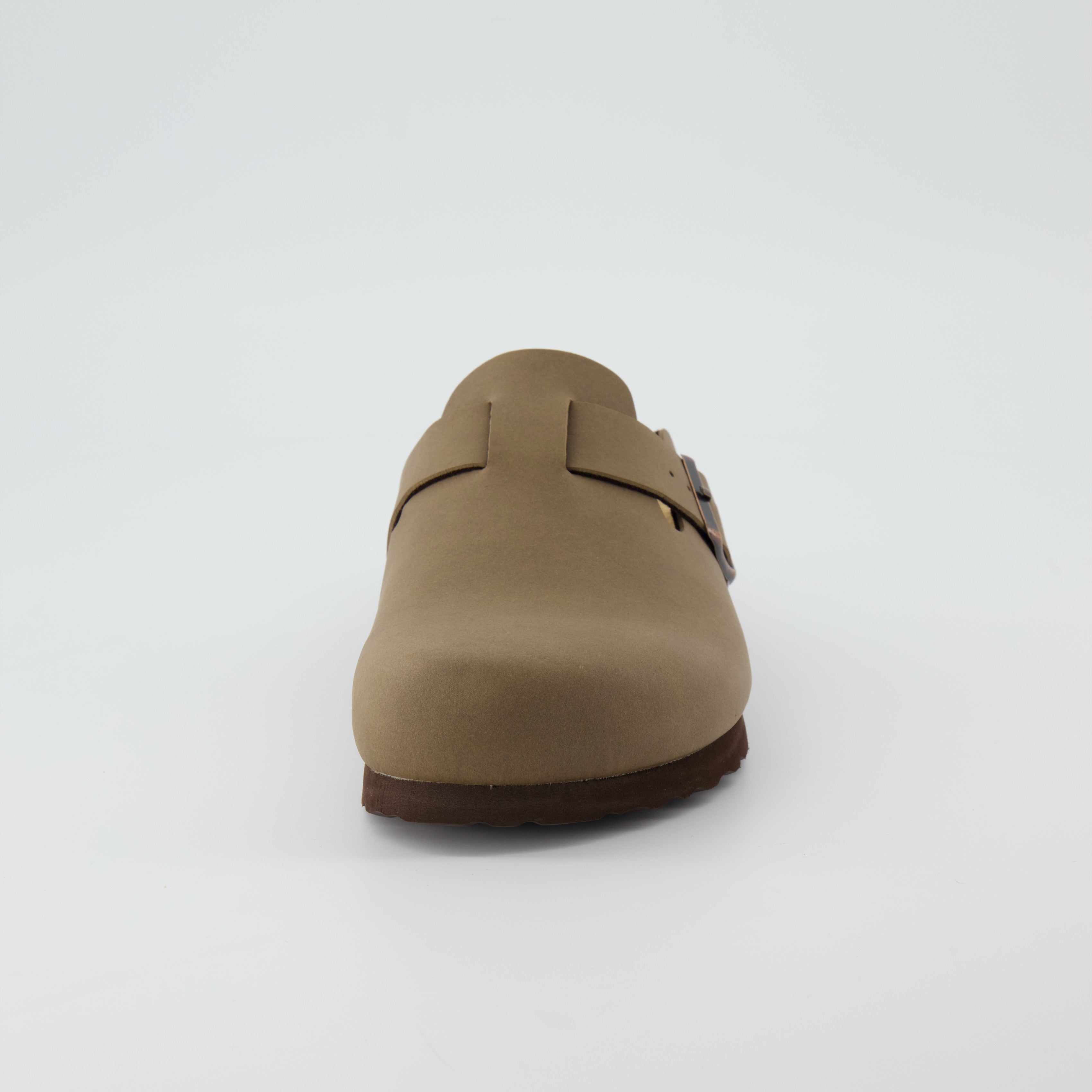 Hana Cork Footbed Clog Brown