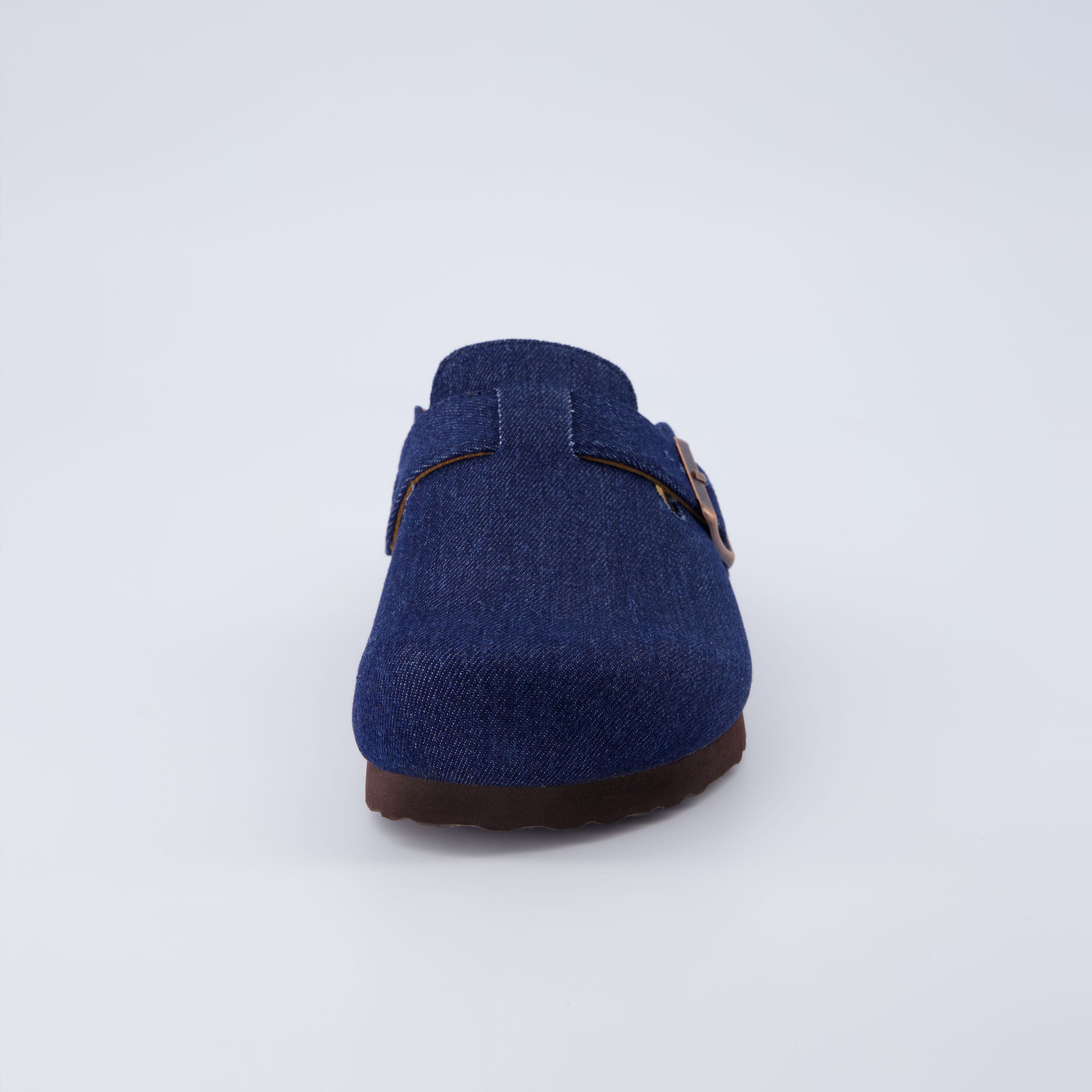 Hana Cork Footbed Clog Dark Denim