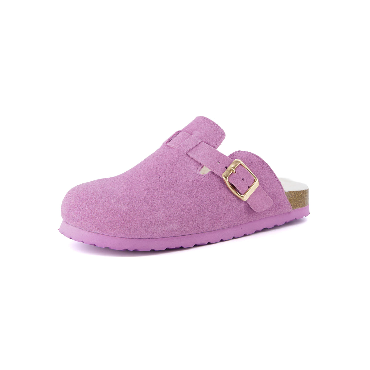 Hana-K Fur Lined Clog Lavender Medium