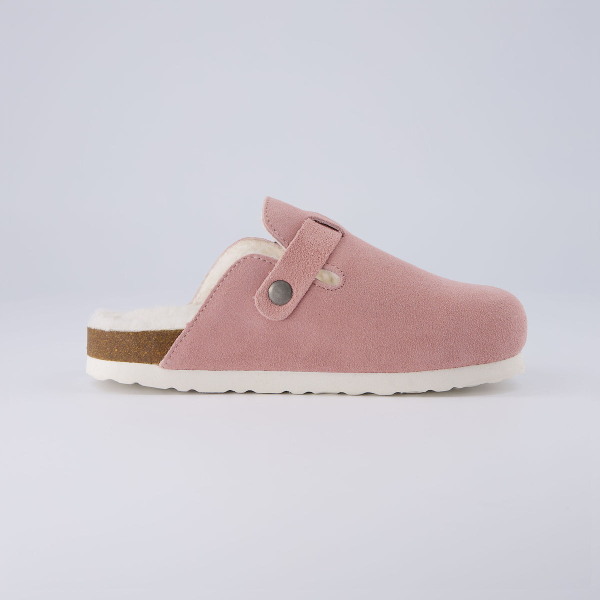 Hana-K Fur Lined Clog Pink Medium