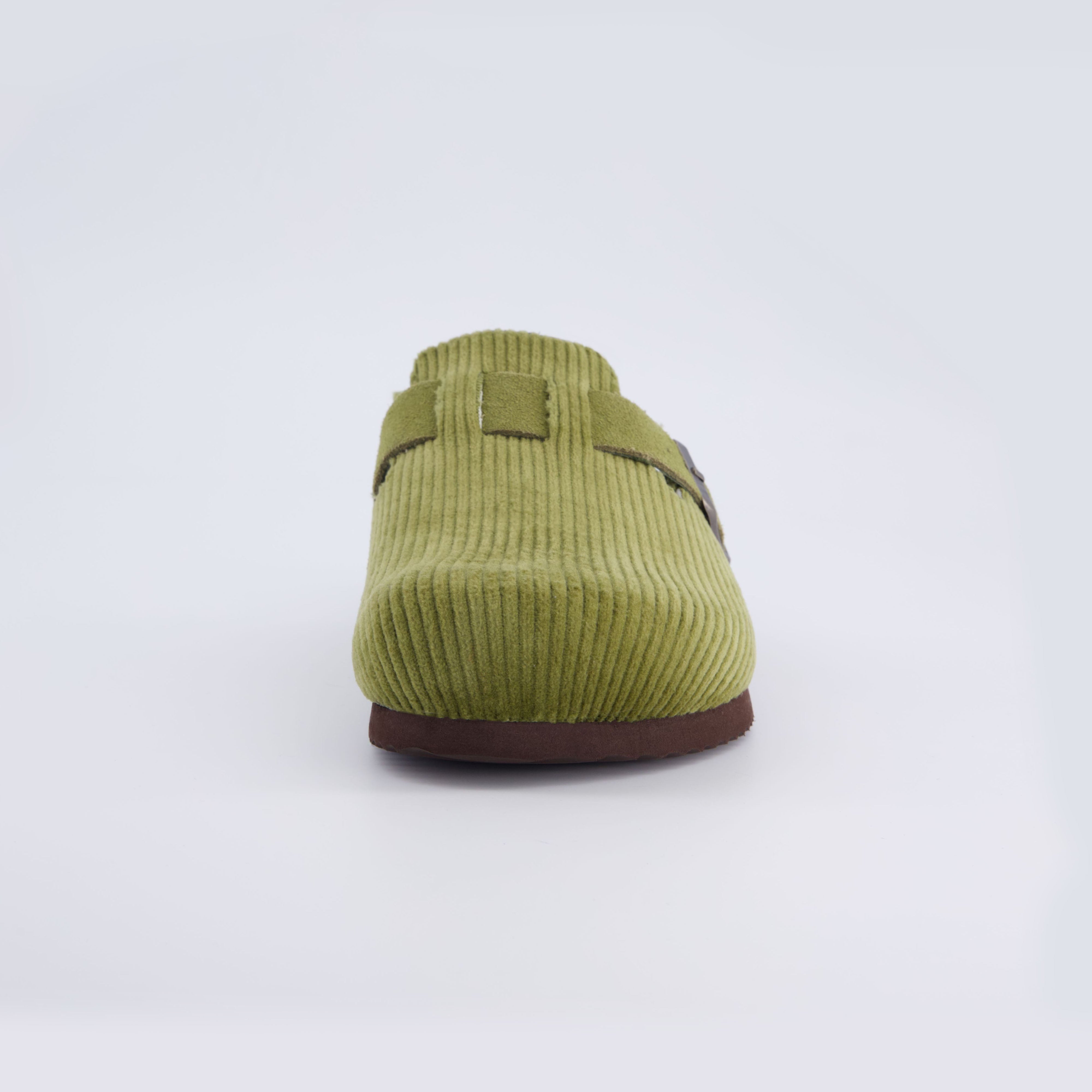 Hana Cork Footbed Clog Khaki Corduroy Medium