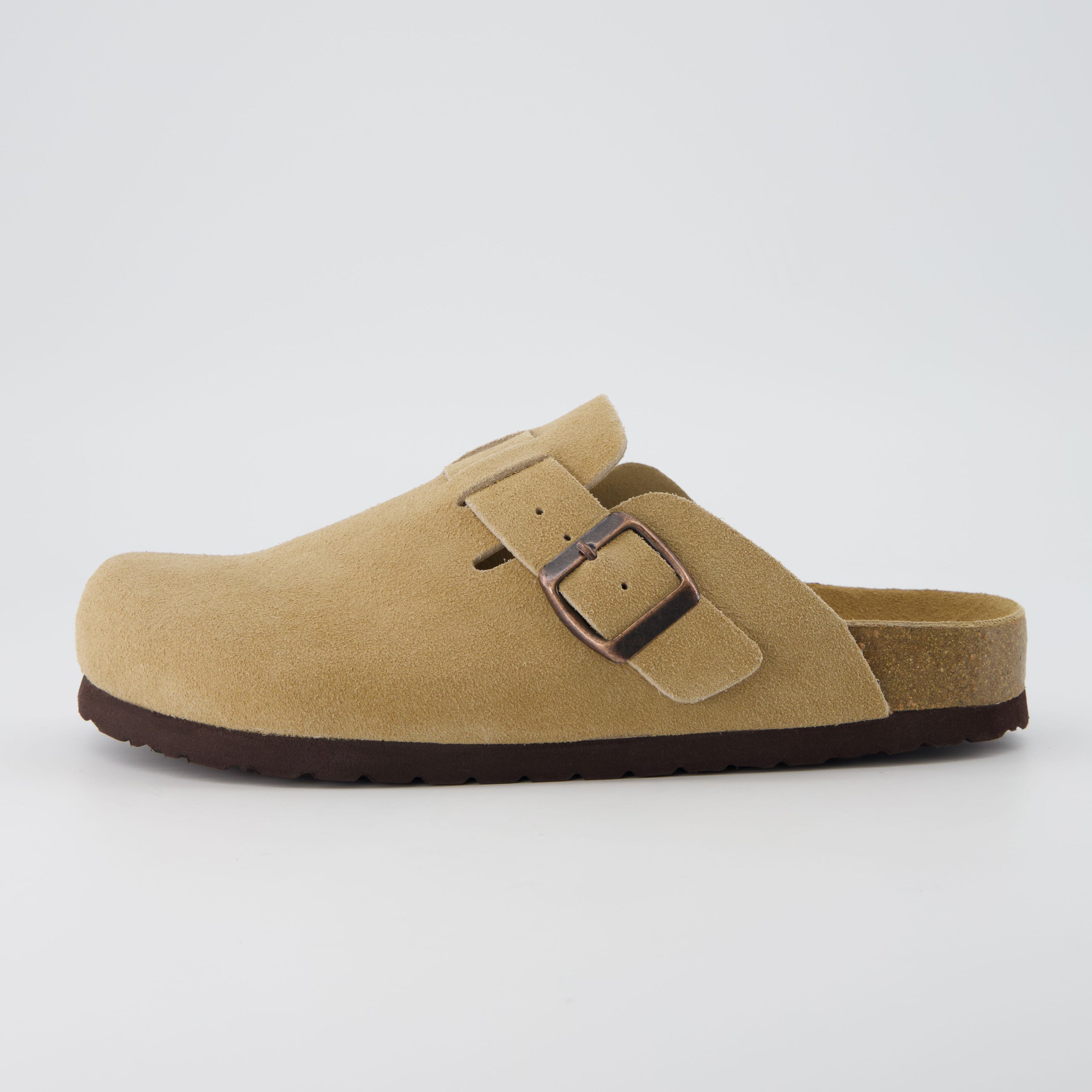 Hana Leather Clog Sand