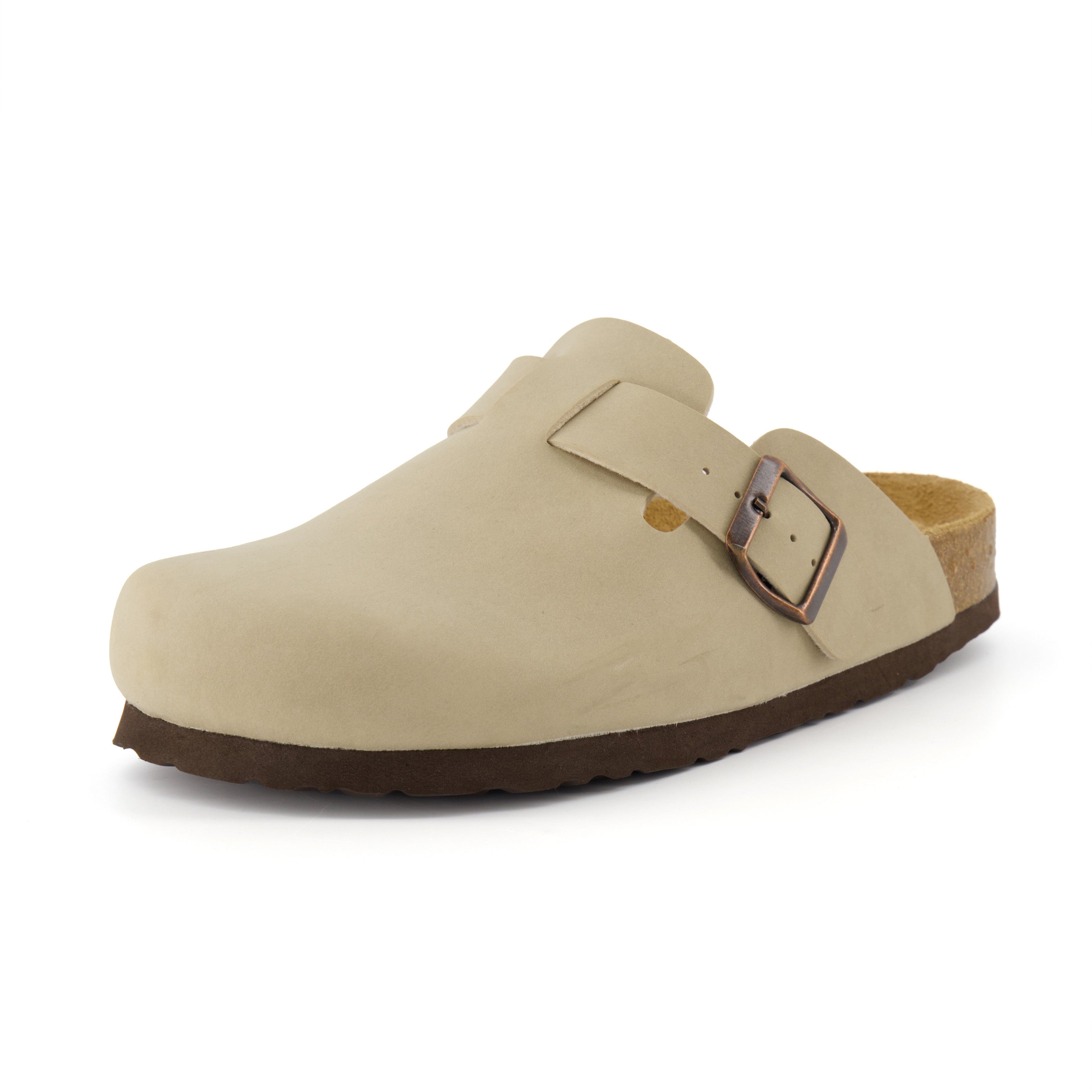 Hana Cork Footbed Clog Stone