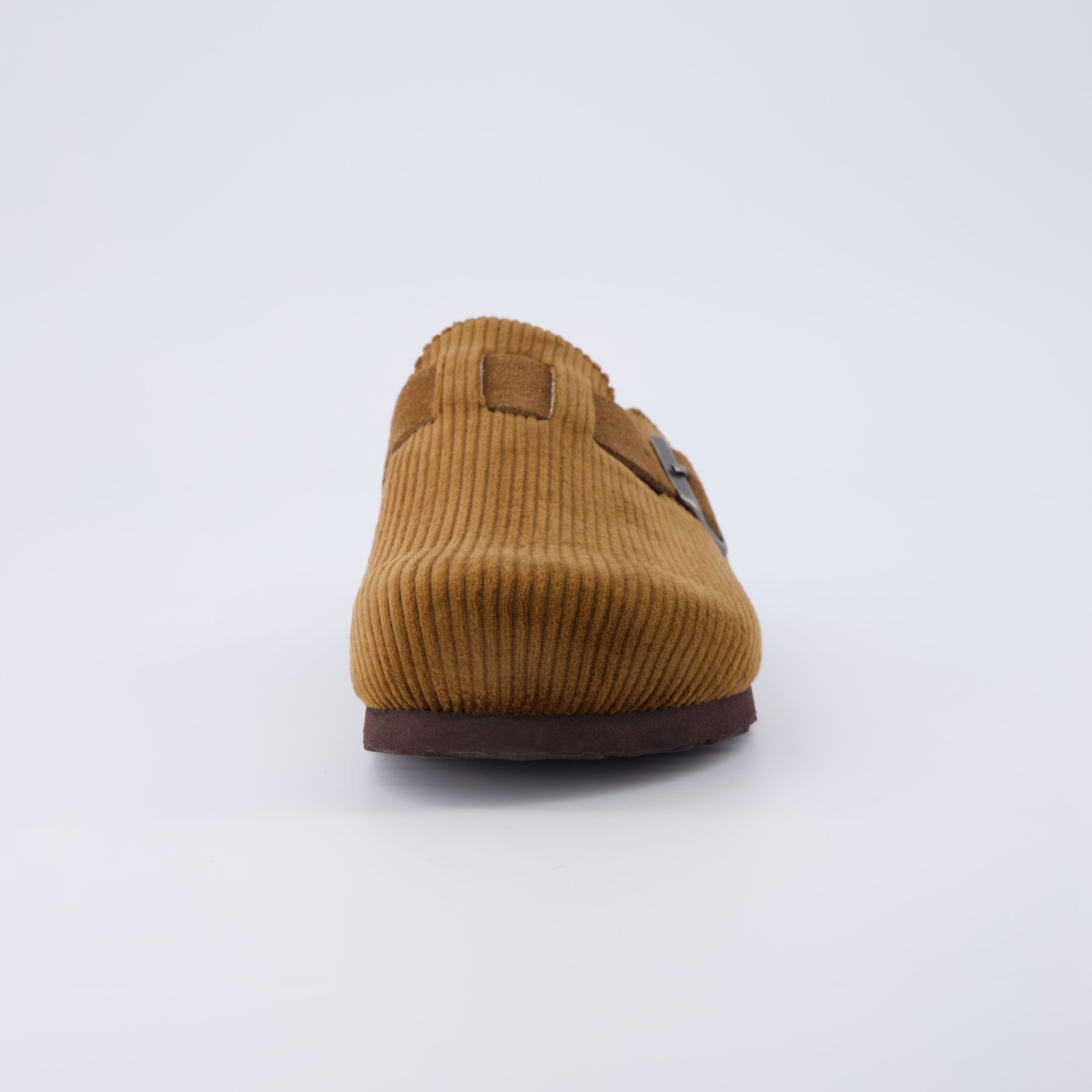 Hana Cork Footbed Clog Tan Corduroy Medium