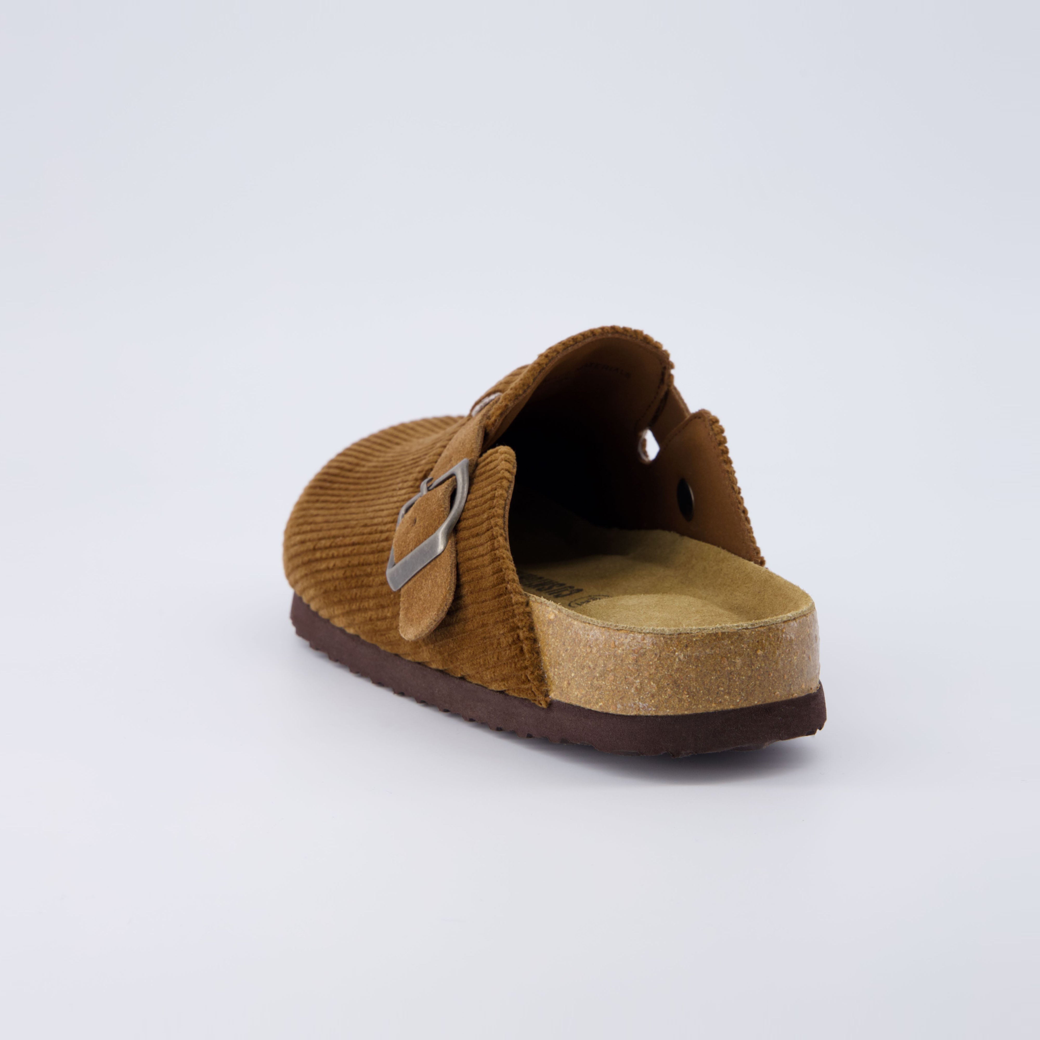 Hana Cork Footbed Clog Tan Corduroy Medium