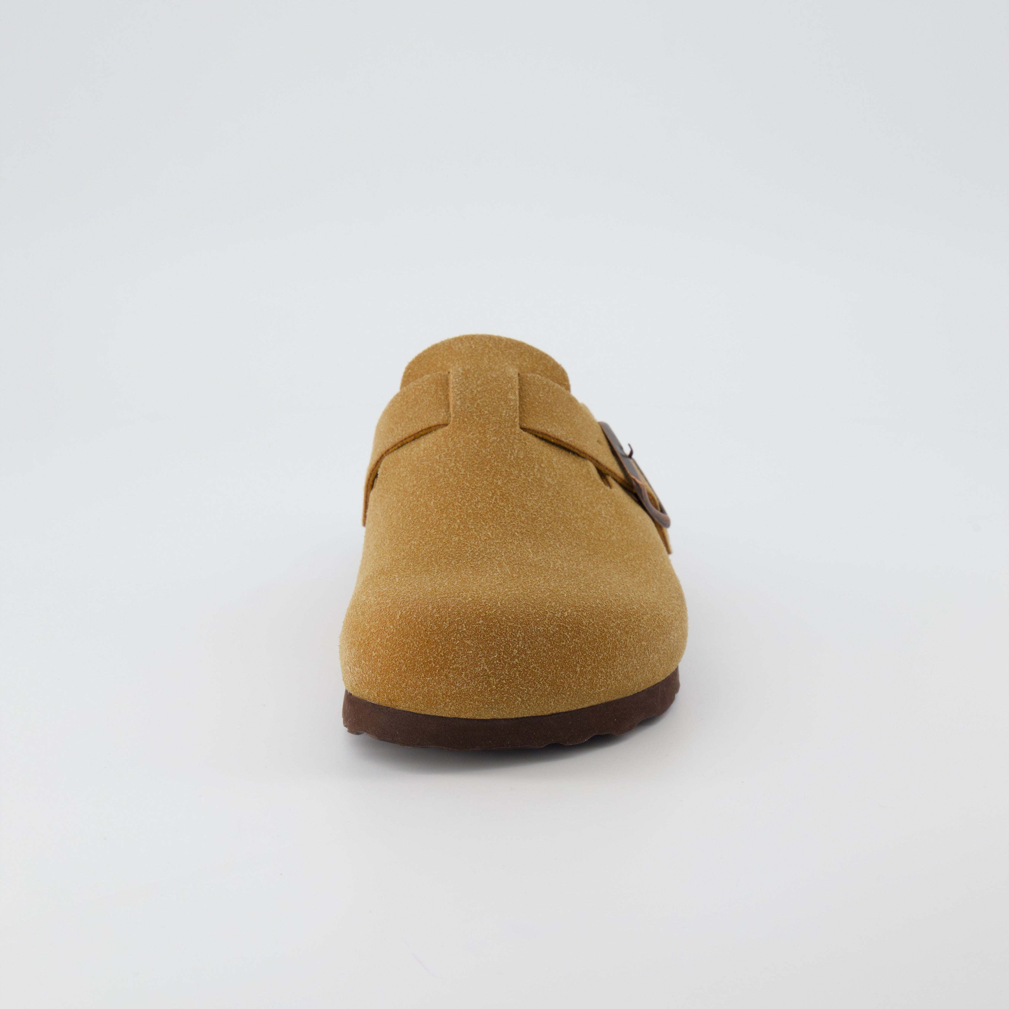 Hana Cork Footbed Clog Tan Suede