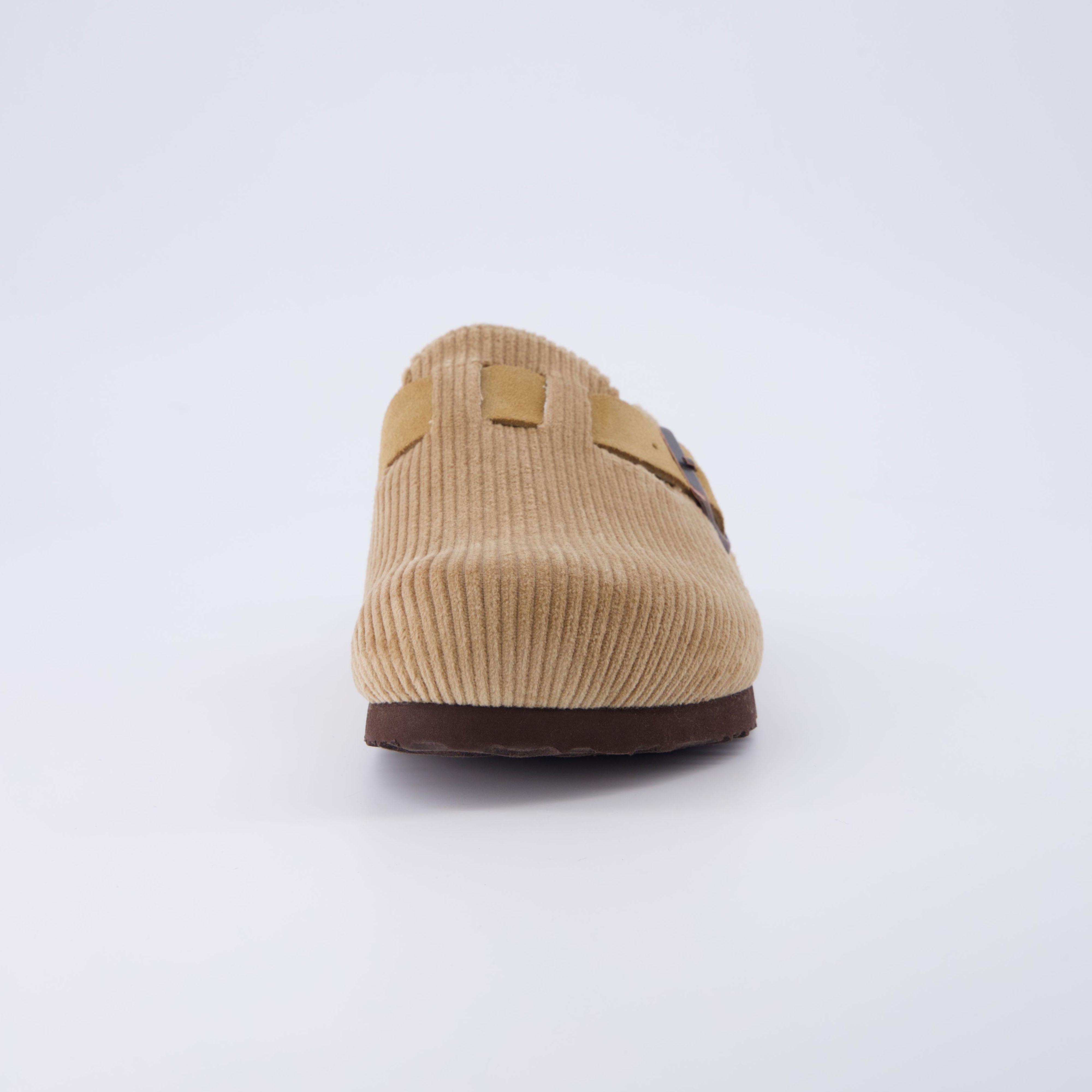 Hana Cork Footbed Clog Taupe Corduroy Medium