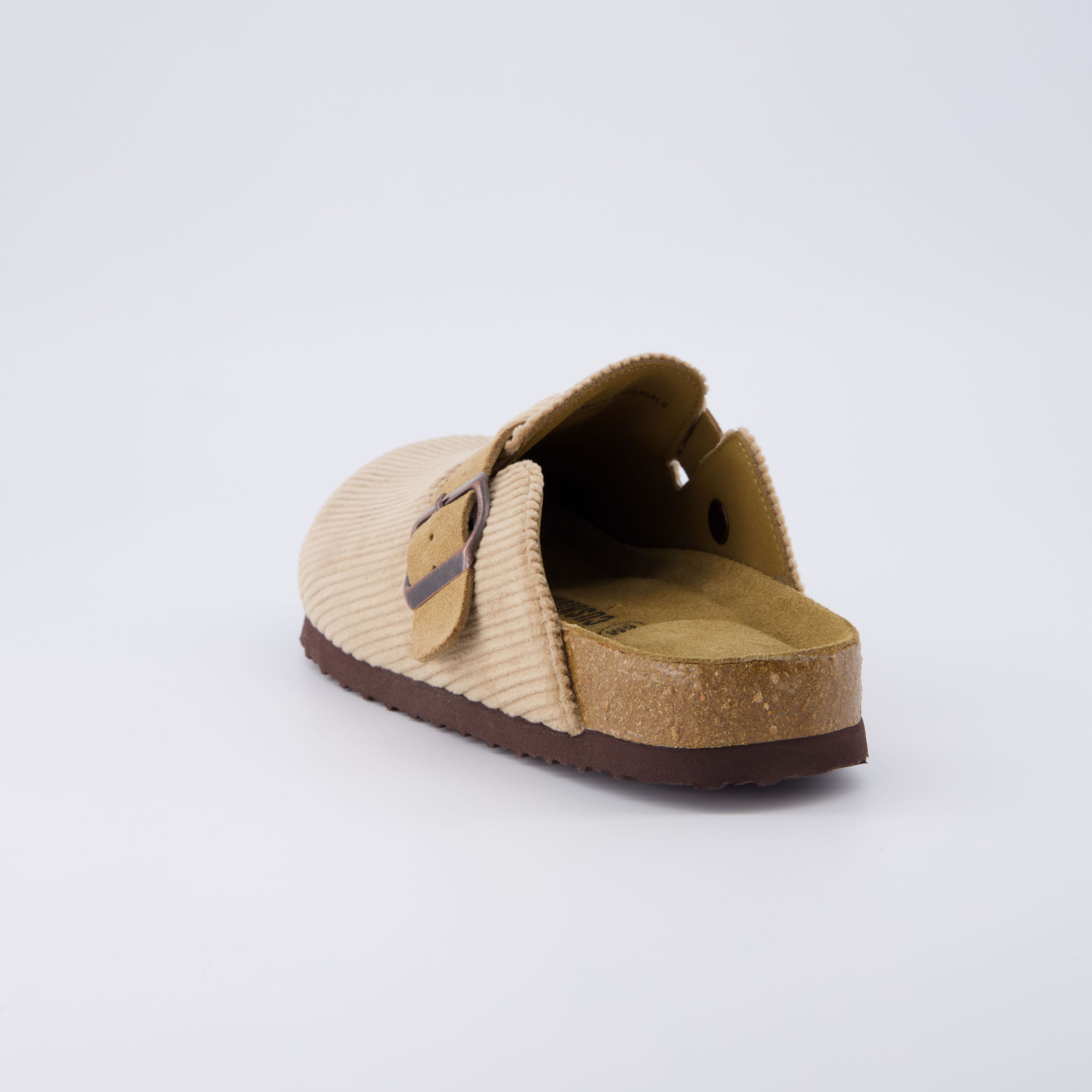Hana Cork Footbed Clog Taupe Corduroy Medium