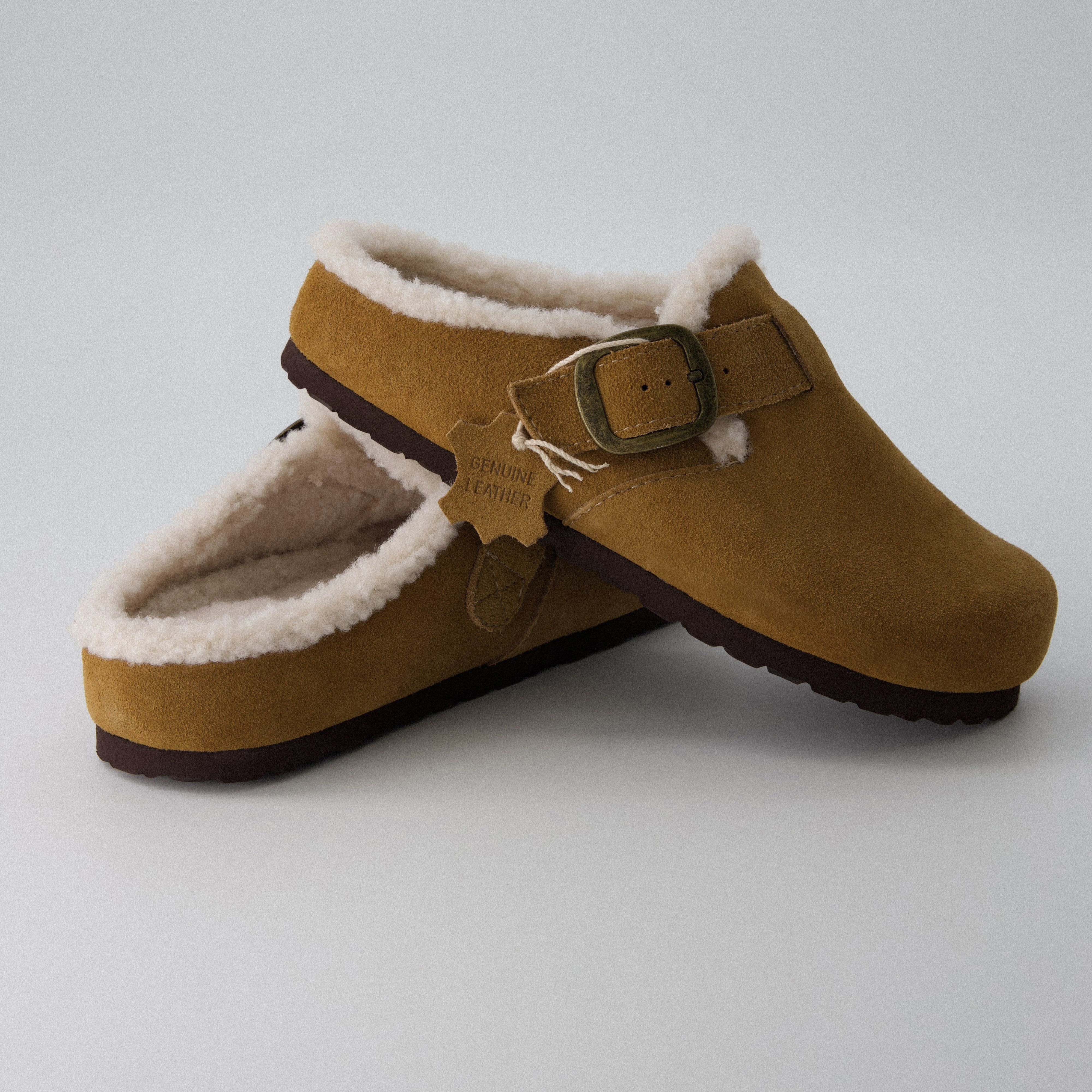 Haven Genuine Leather Clogs CAMEL