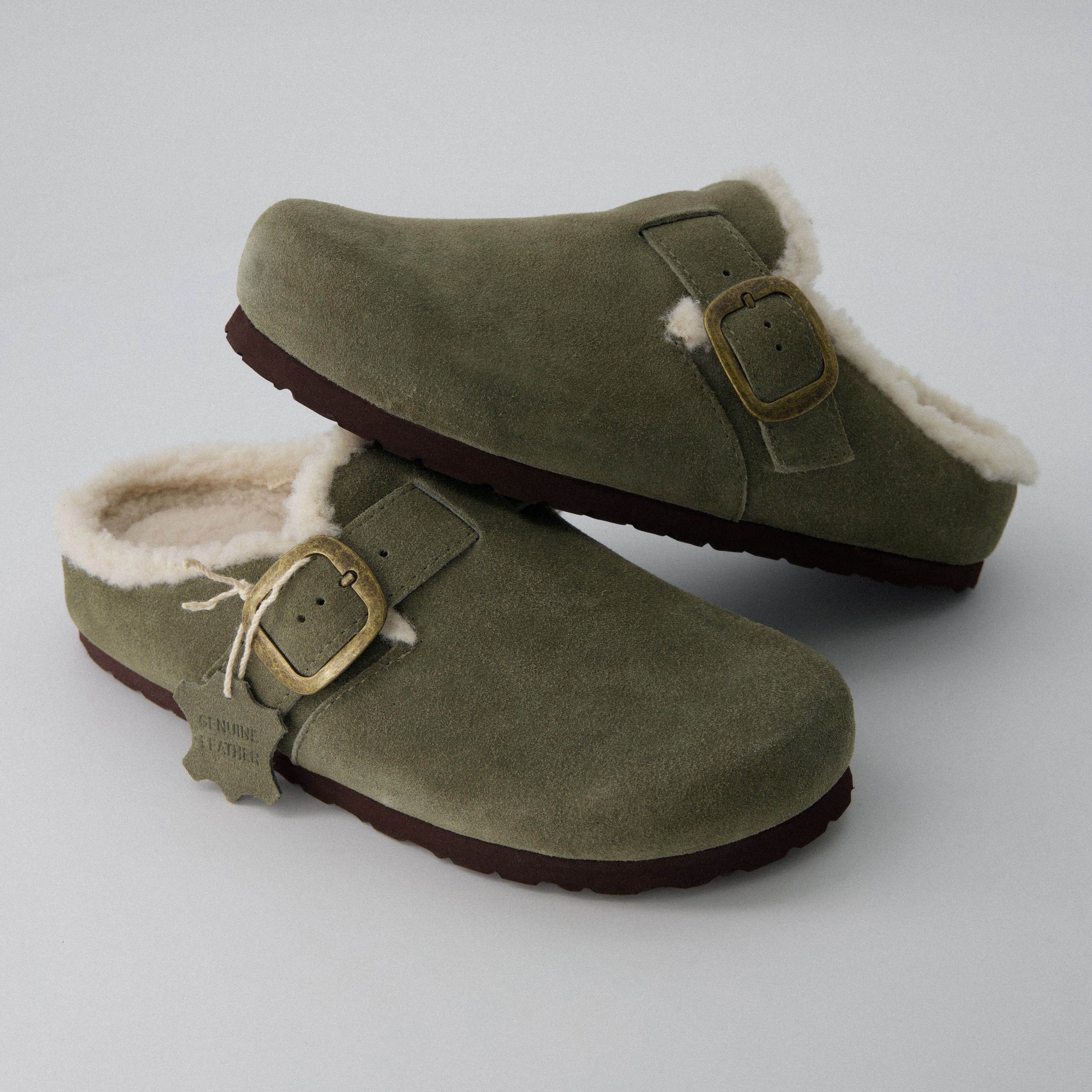 Haven Genuine Leather Clogs KHAKI