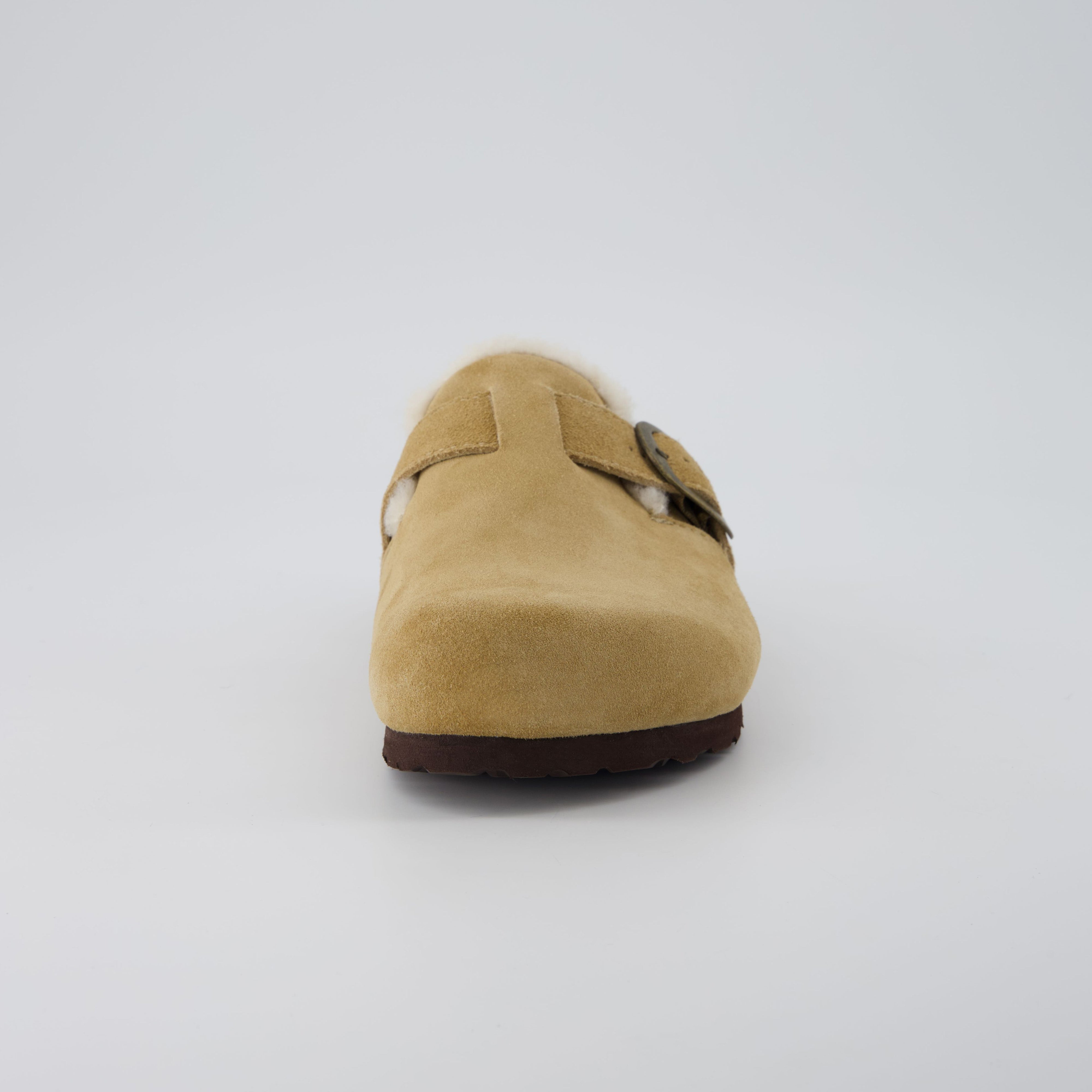 Haven Cozy Leather Clogs