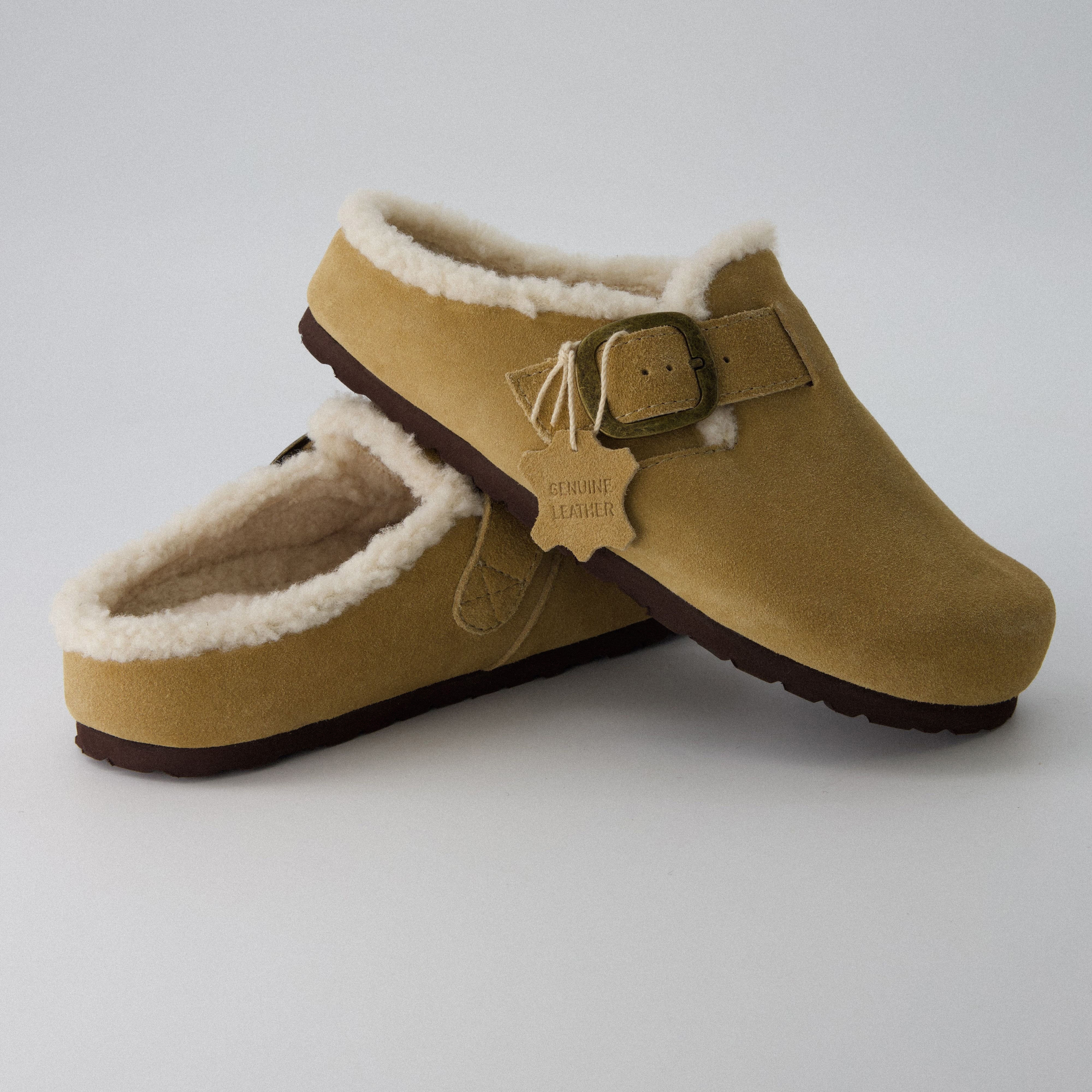 Haven Cozy Leather Clogs