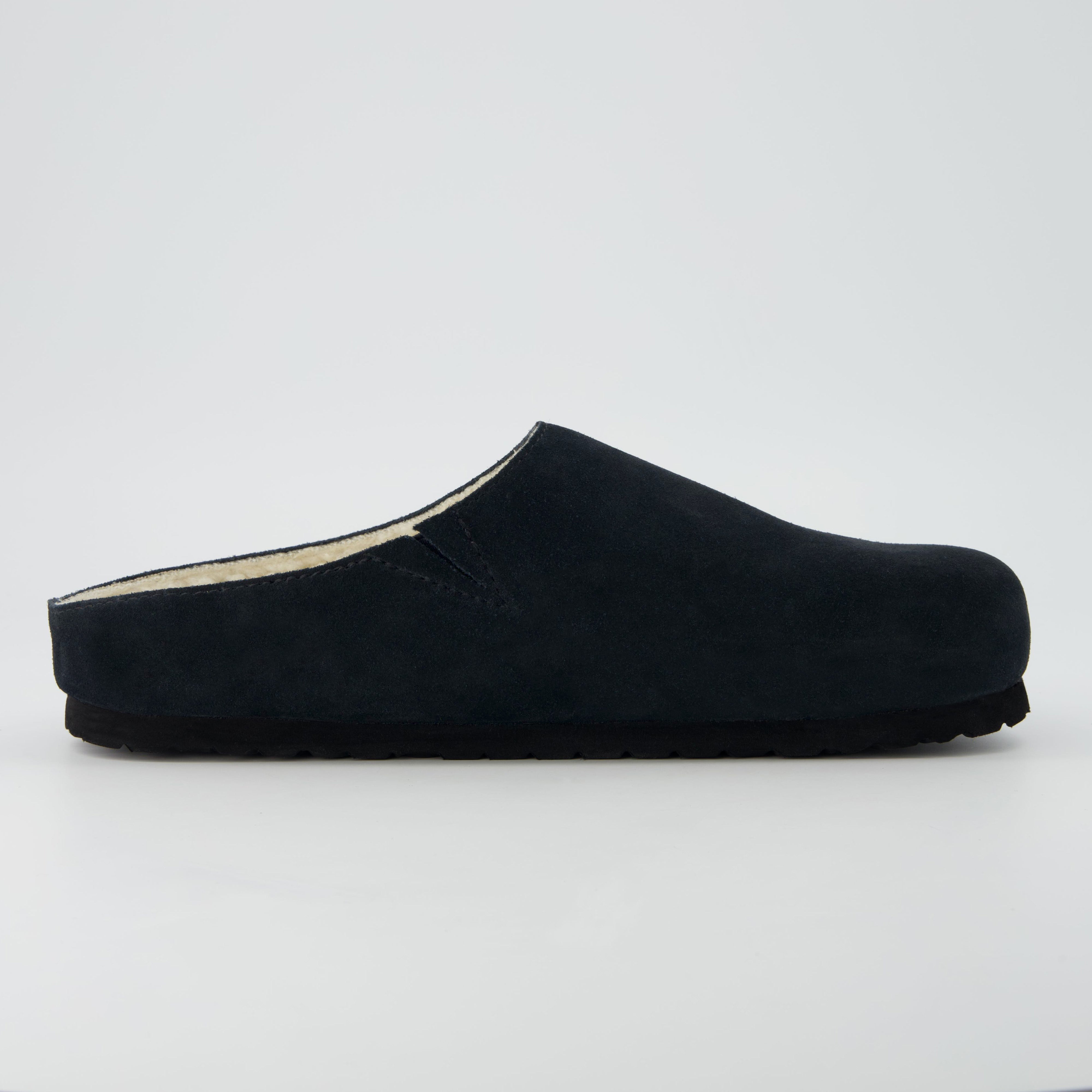 Heath-Fur Men's Slippers Black Medium