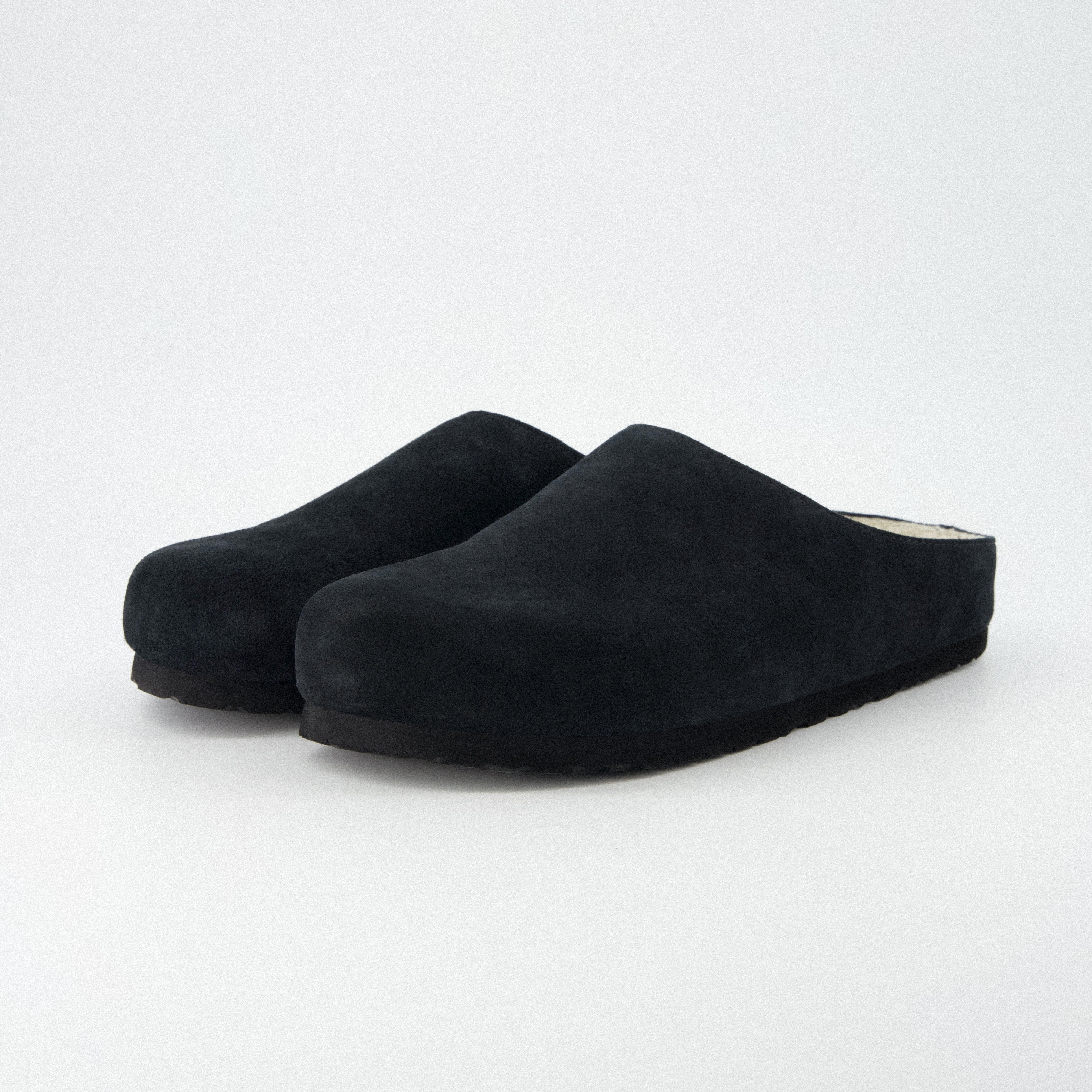 Heath-Fur Men's Slippers Black Medium