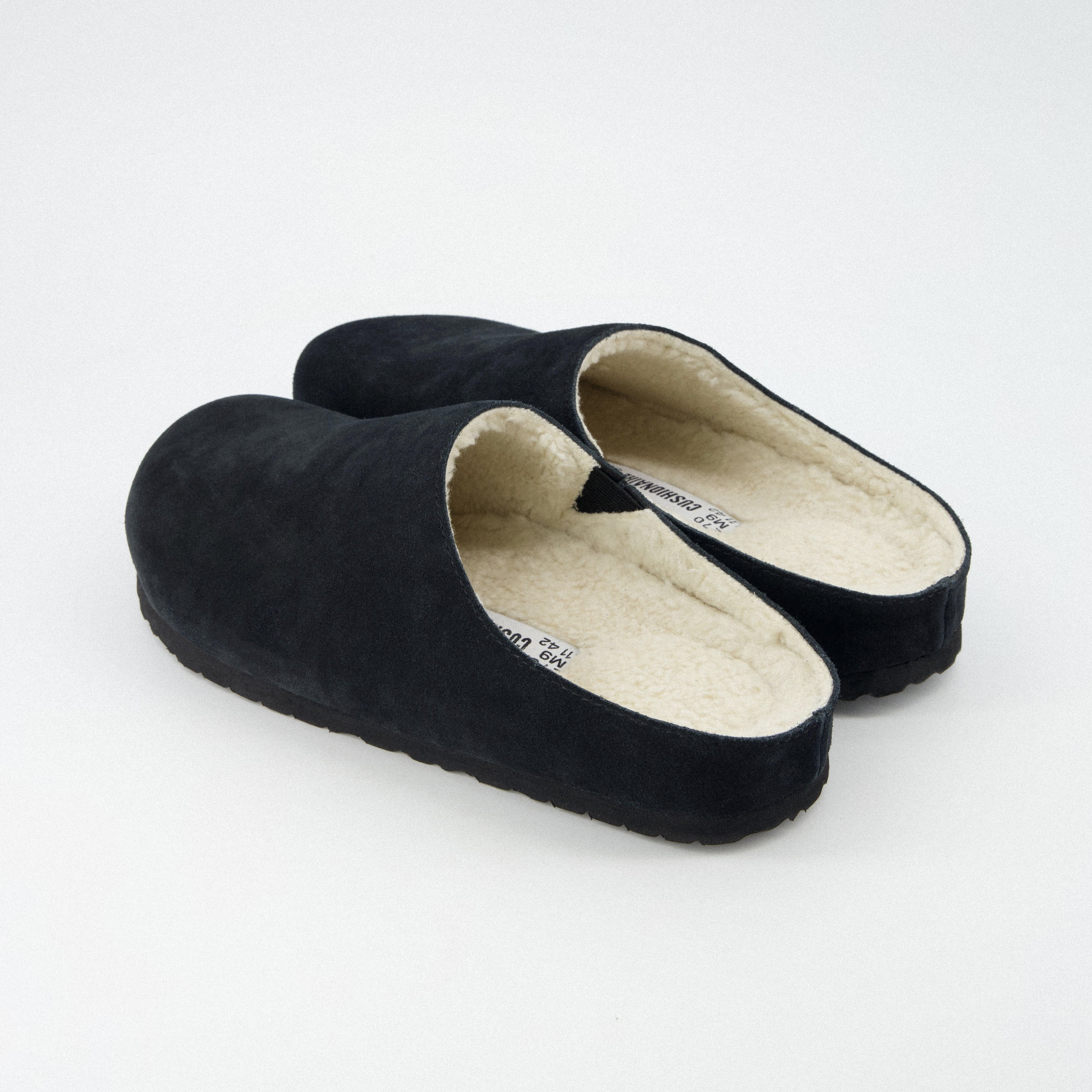 Heath-Fur Men's Slippers Black Medium