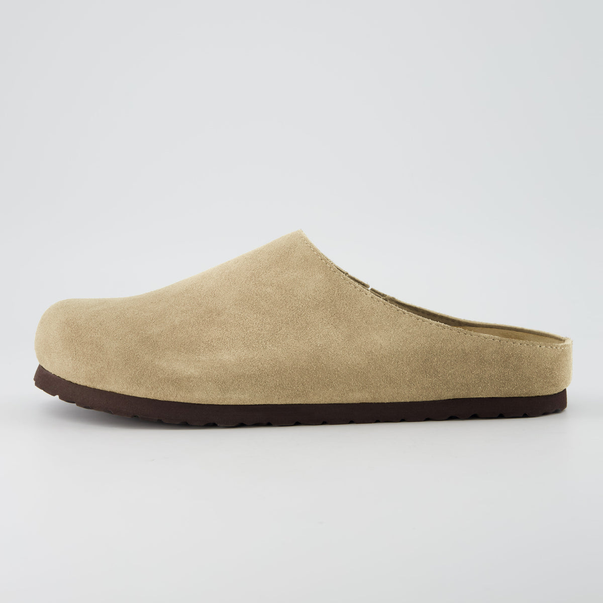 Heath Men's Leather Clogs Taupe Medium