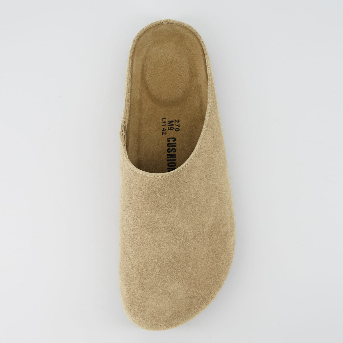 Heath Men's Leather Clogs Taupe Medium