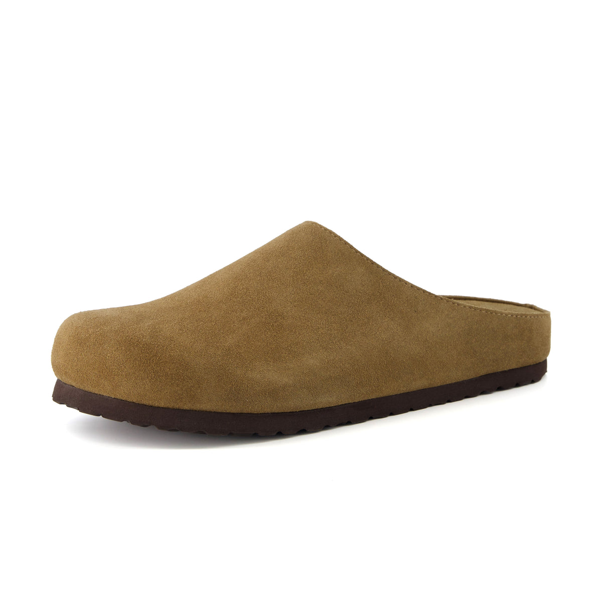 Heath Men's Leather Clogs Brown Medium
