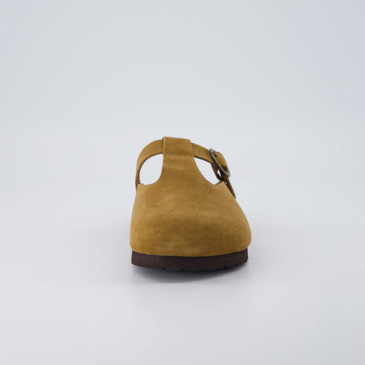 Heddy Suede Kids Clogs Chestnut Medium