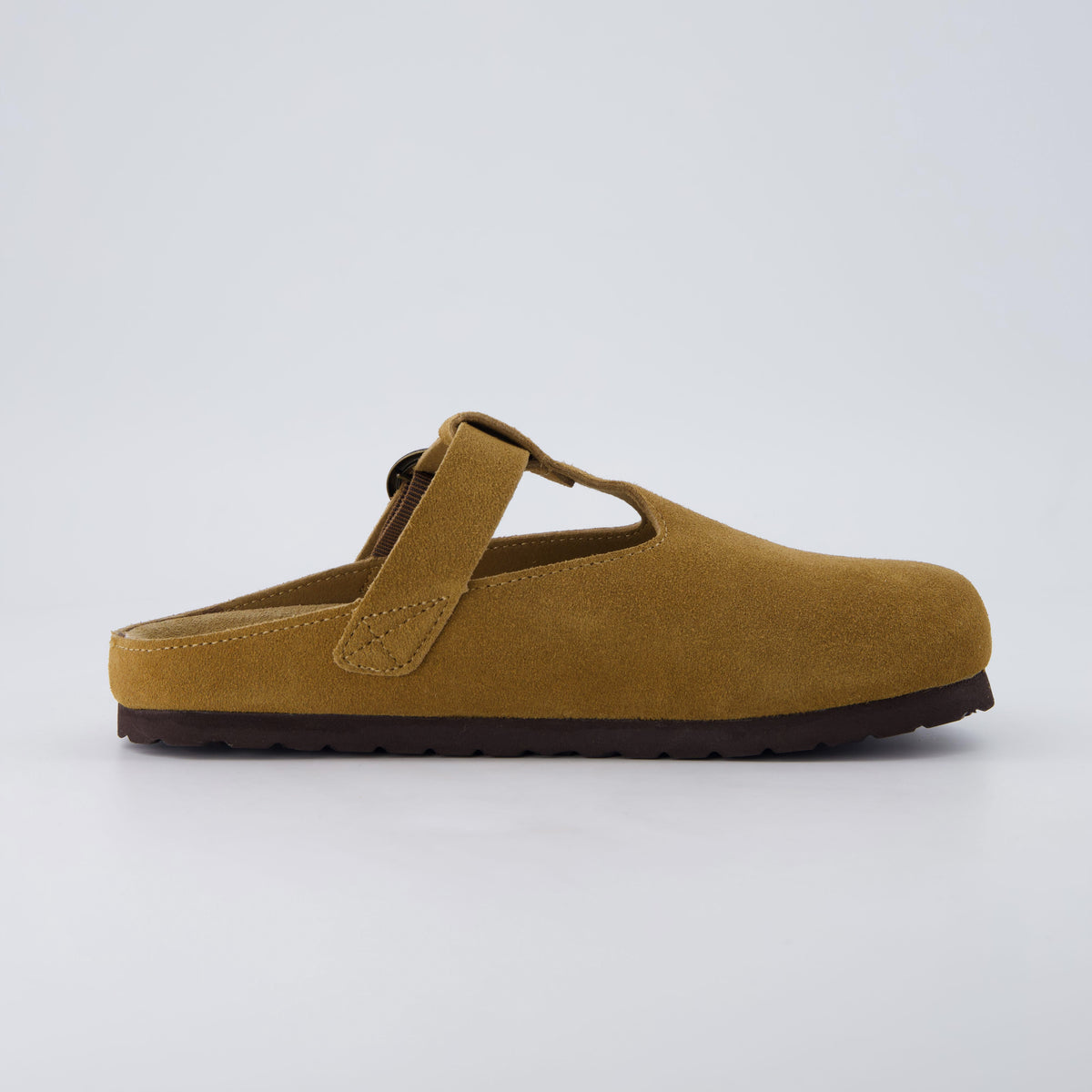 Heddy Suede Kids Clogs Chestnut Medium