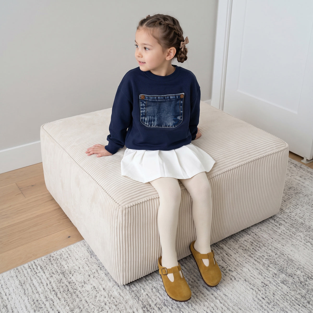 Heddy Suede Kids Clogs