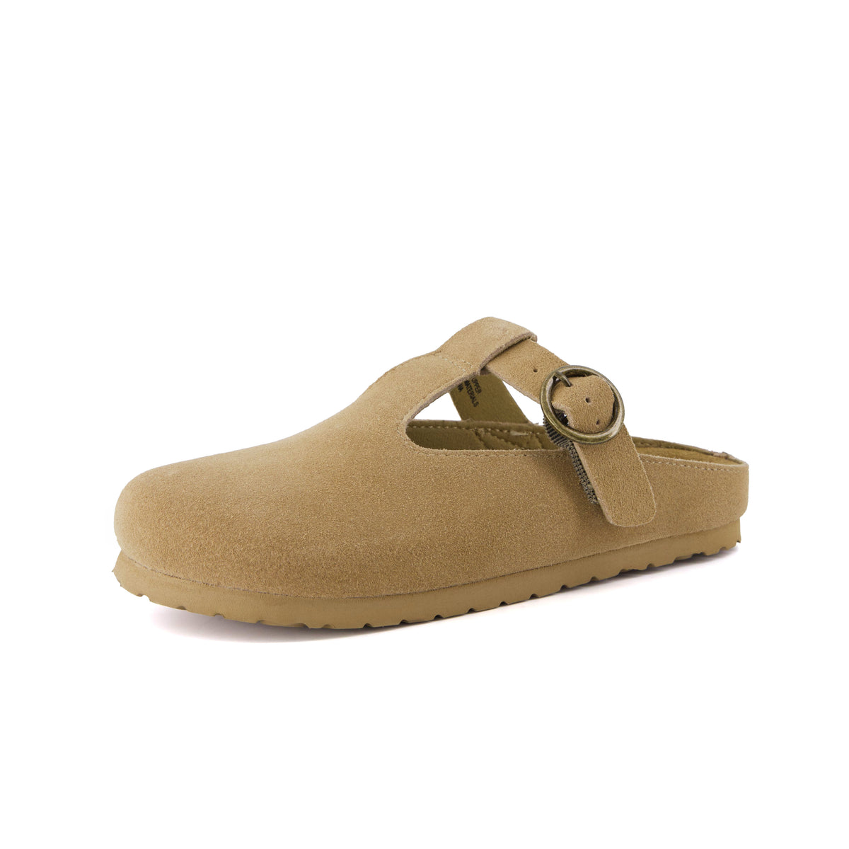 Heddy Suede Kids Clogs Sand Medium