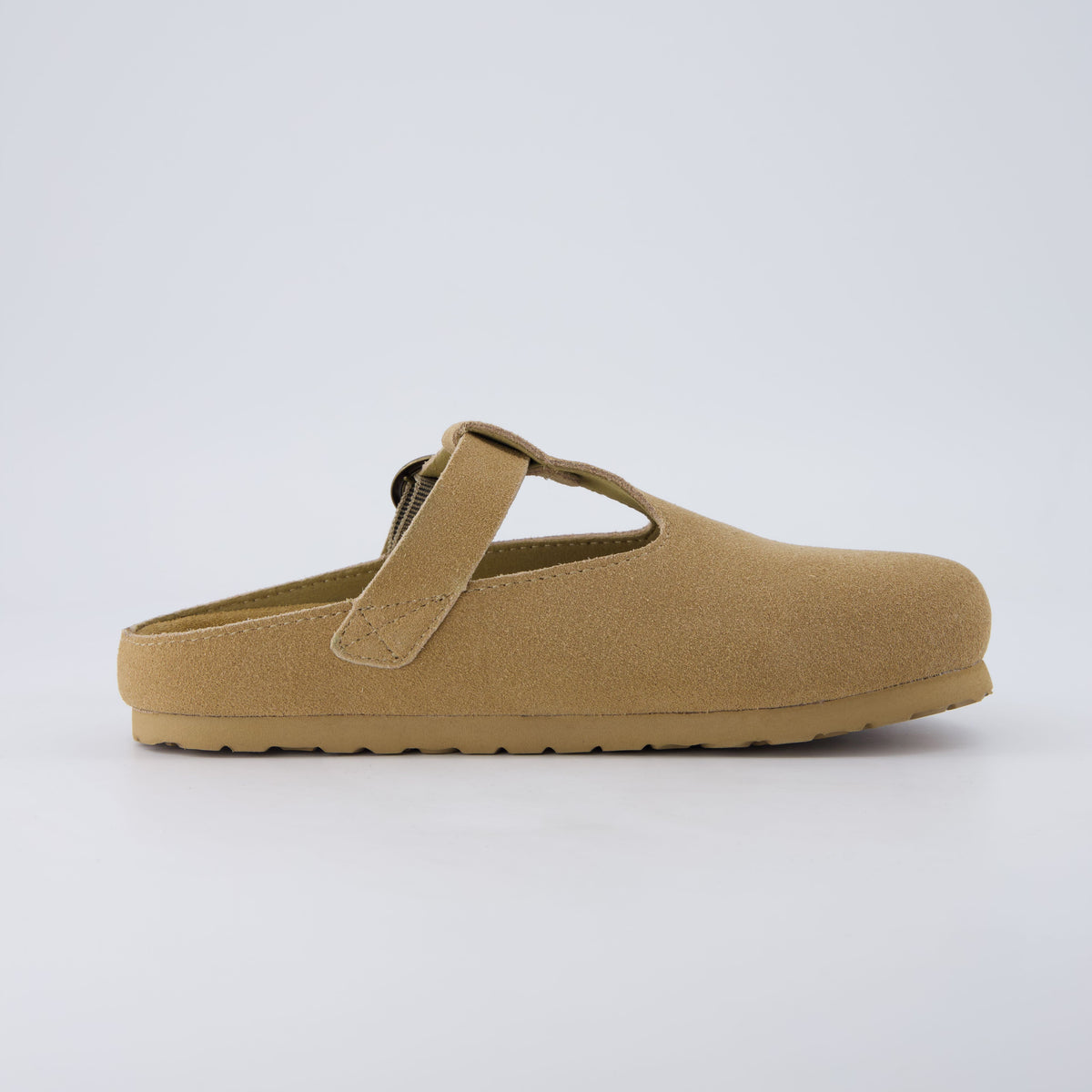 Heddy Suede Kids Clogs Sand Medium