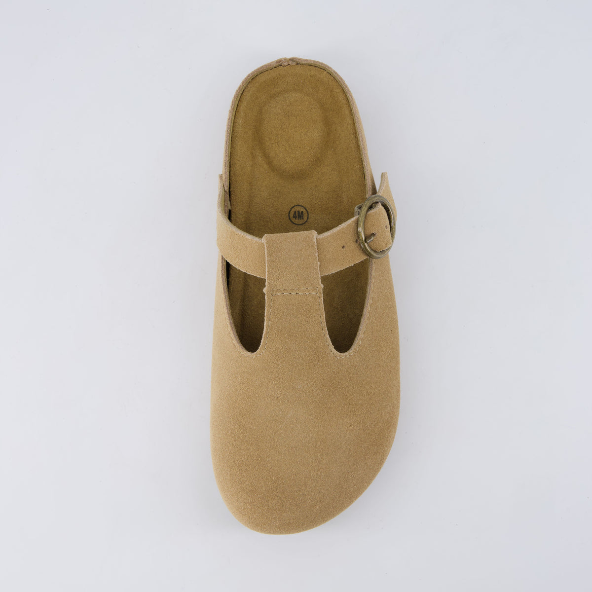 Heddy Suede Kids Clogs Sand Medium