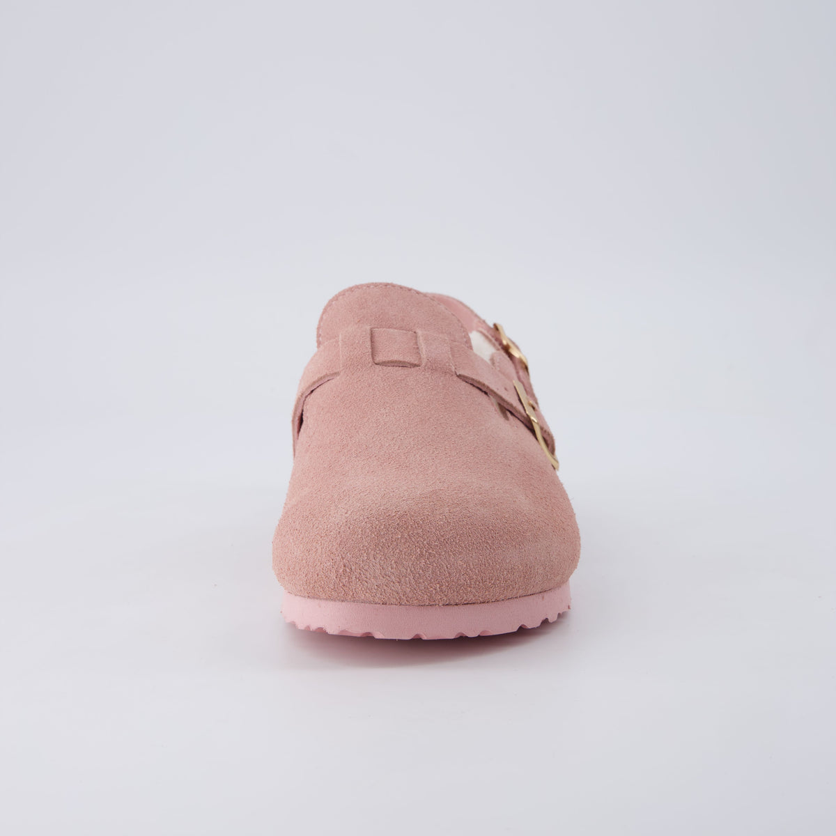 Hello Kids Suede Clogs Pink Fur Medium