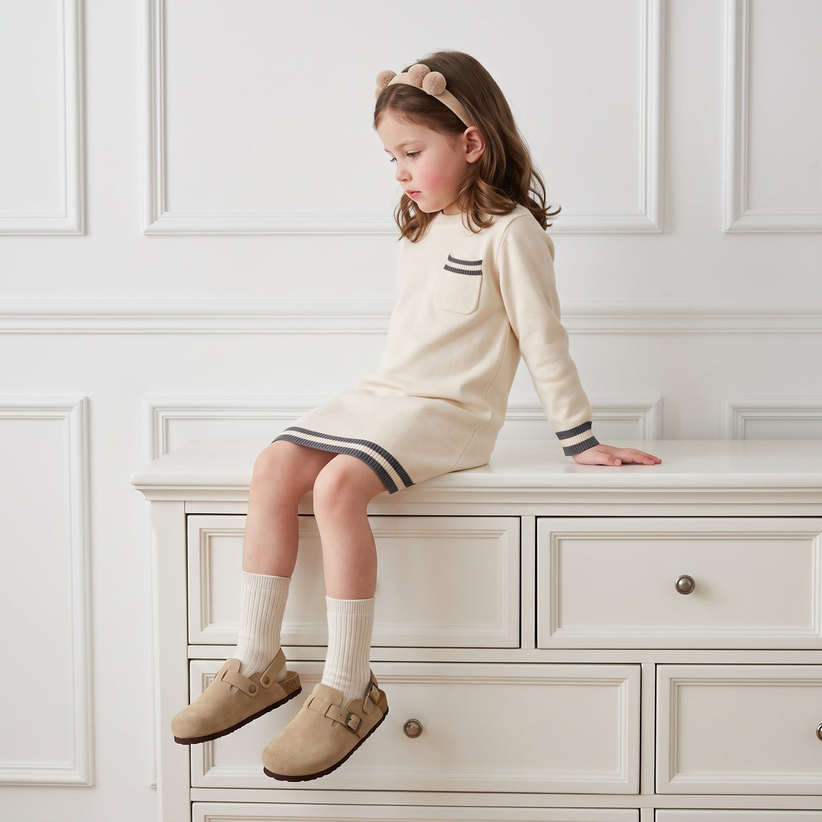 Hello Kids Suede Clogs