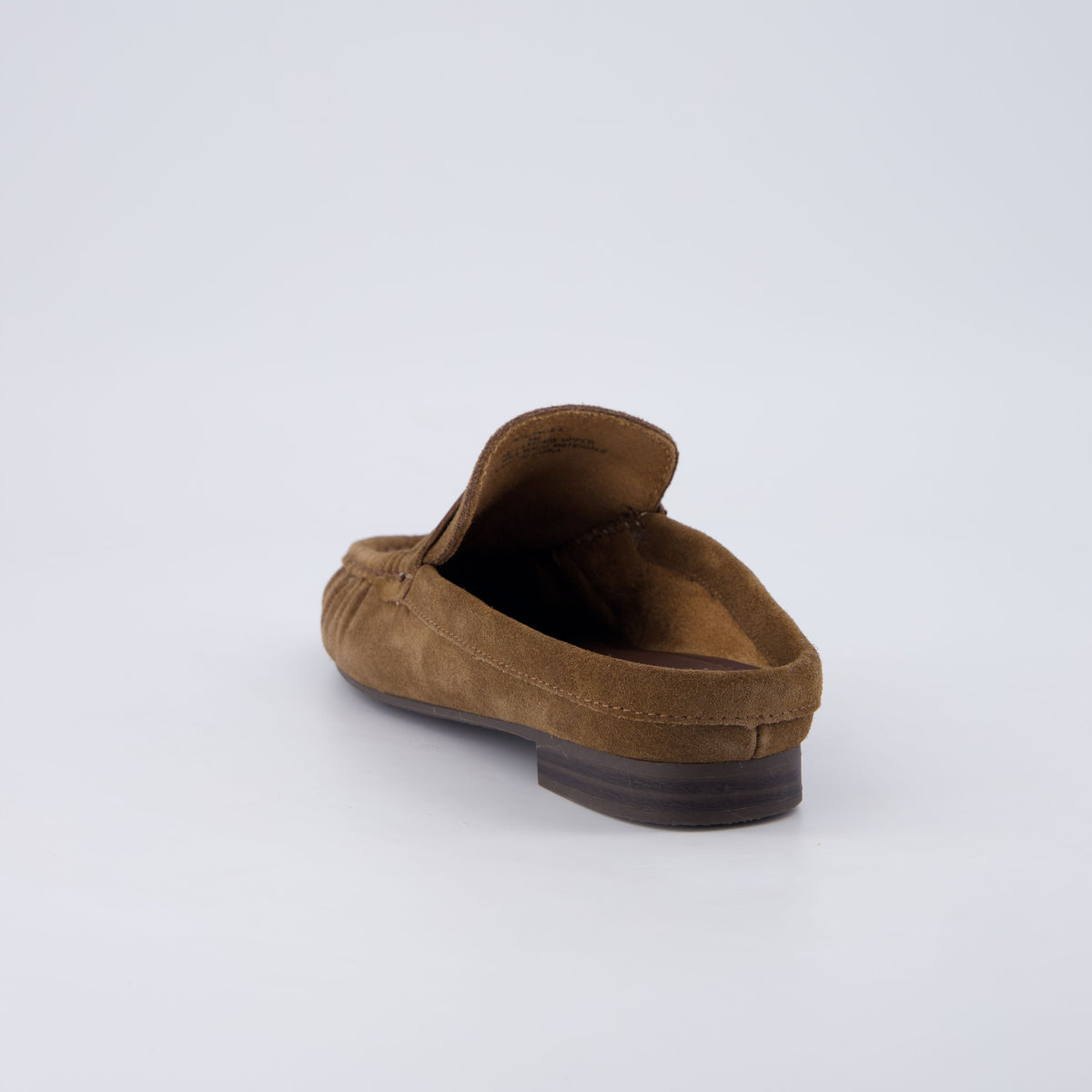 Heritage Suede Loafer Mules Brown Medium