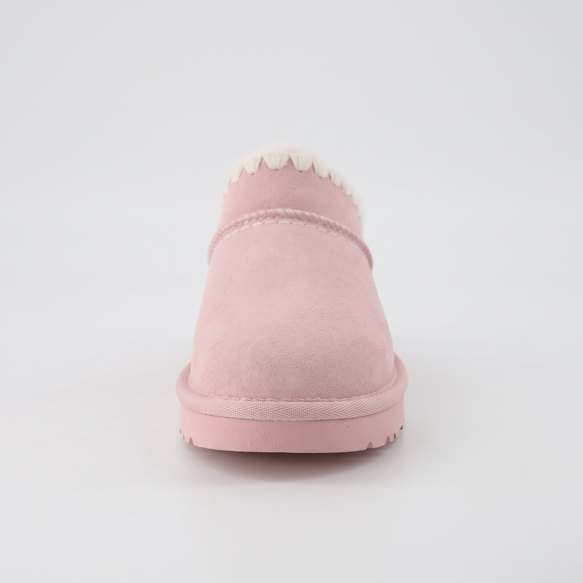 Hilo 3 Leather Kids Slippers Pink Embroidered Medium