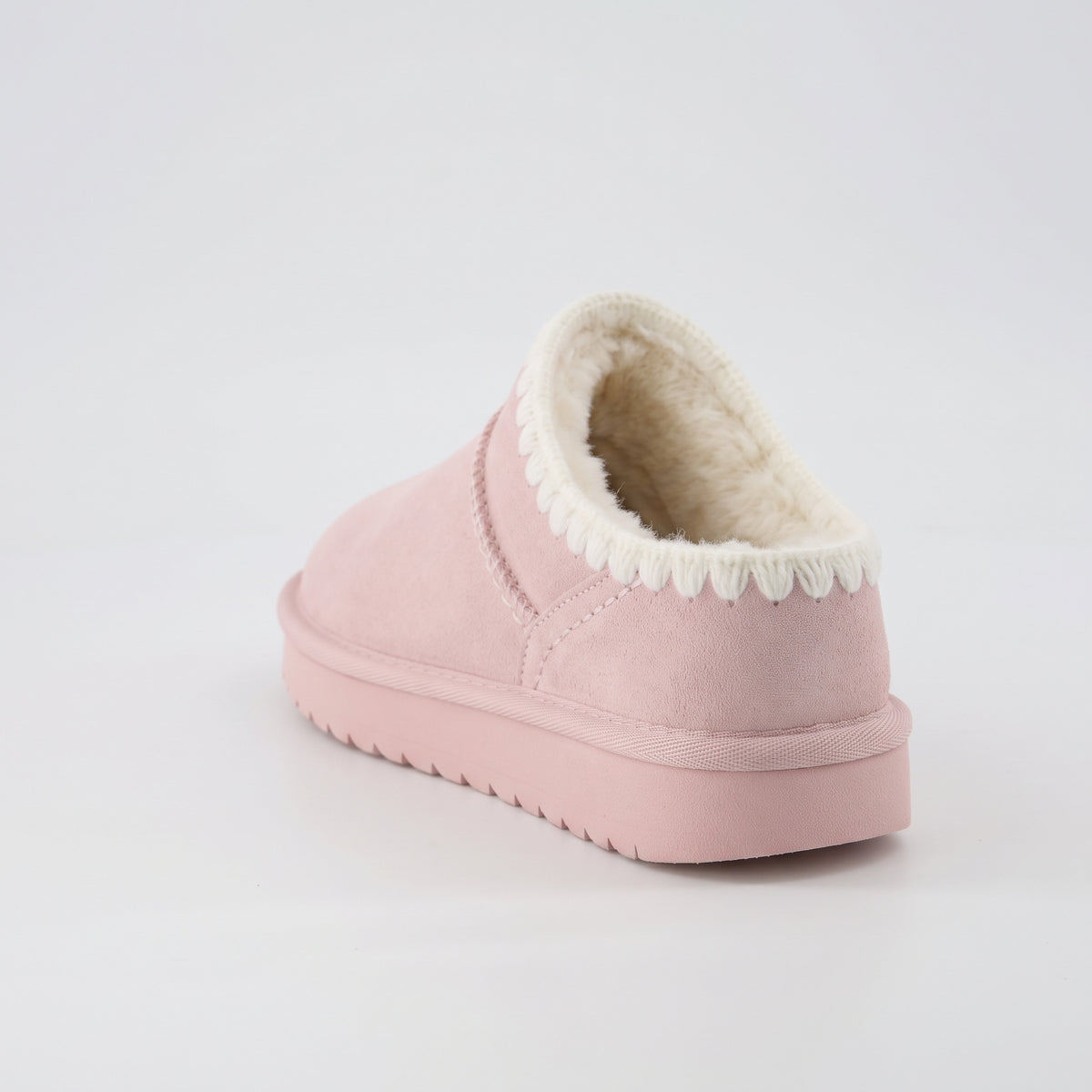 Hilo 3 Leather Kids Slippers Pink Embroidered Medium