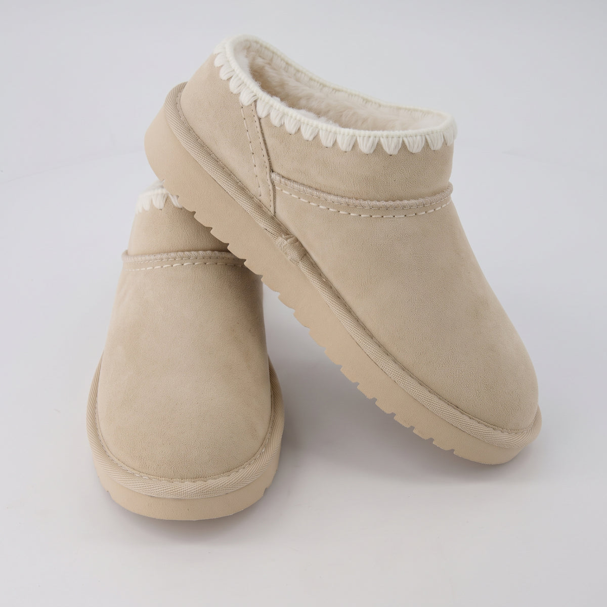 Hilo 3 Leather Kids Slippers Sand Embroidered Medium